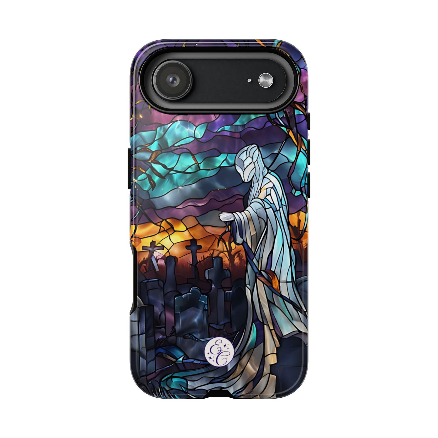 Stained Glass Ghost Tough Phone Case