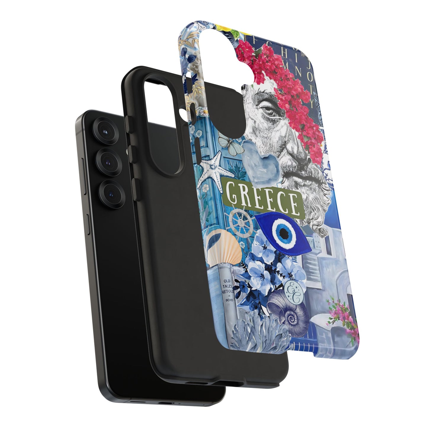 Greek Summer Collage Tough Phone Case