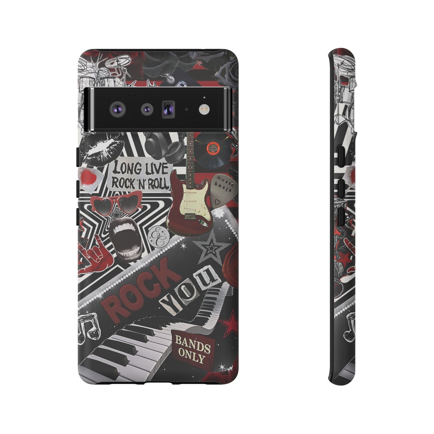 Rock and Roll Collage Tough Phone Case