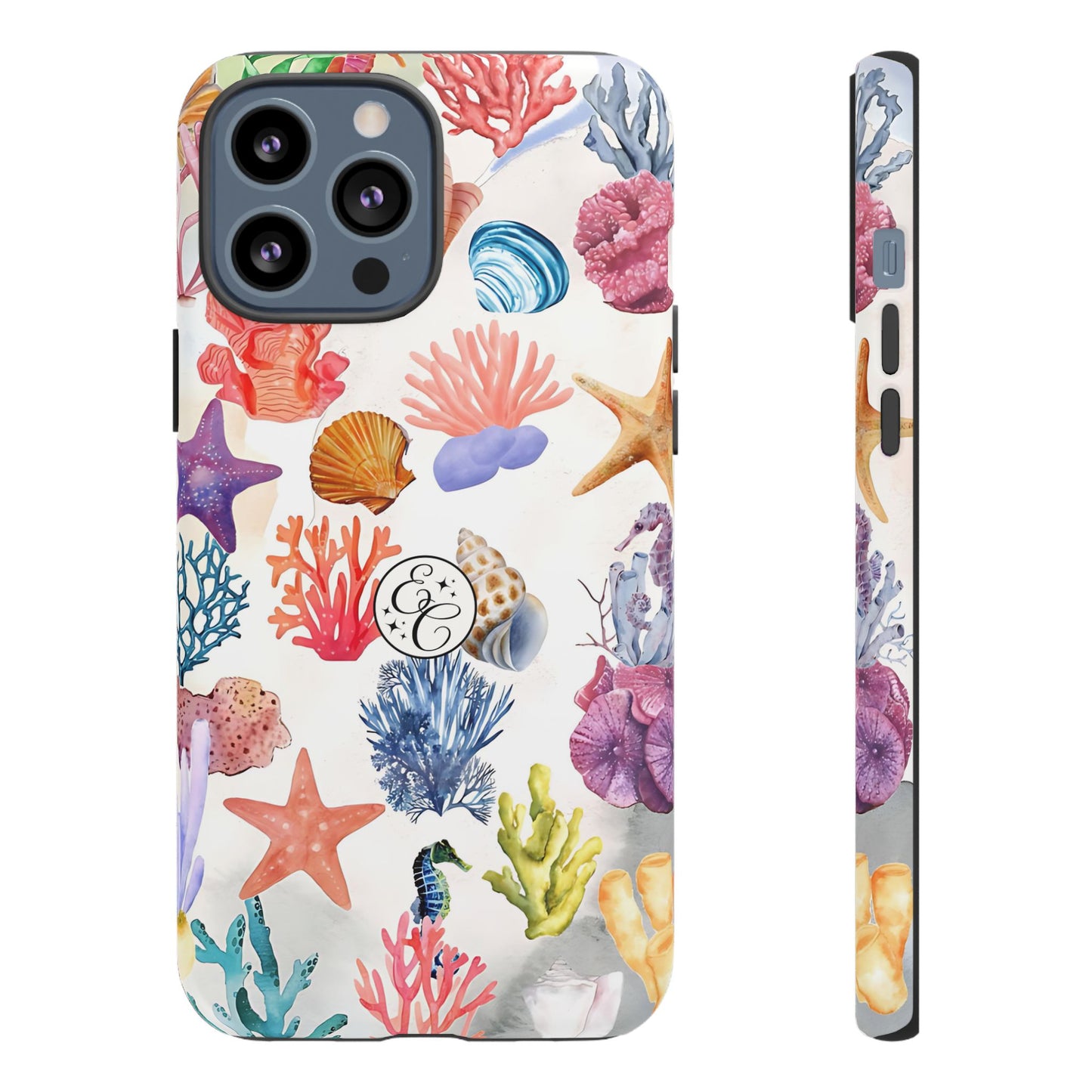 Coral & Sea Shells Tough Phone Case