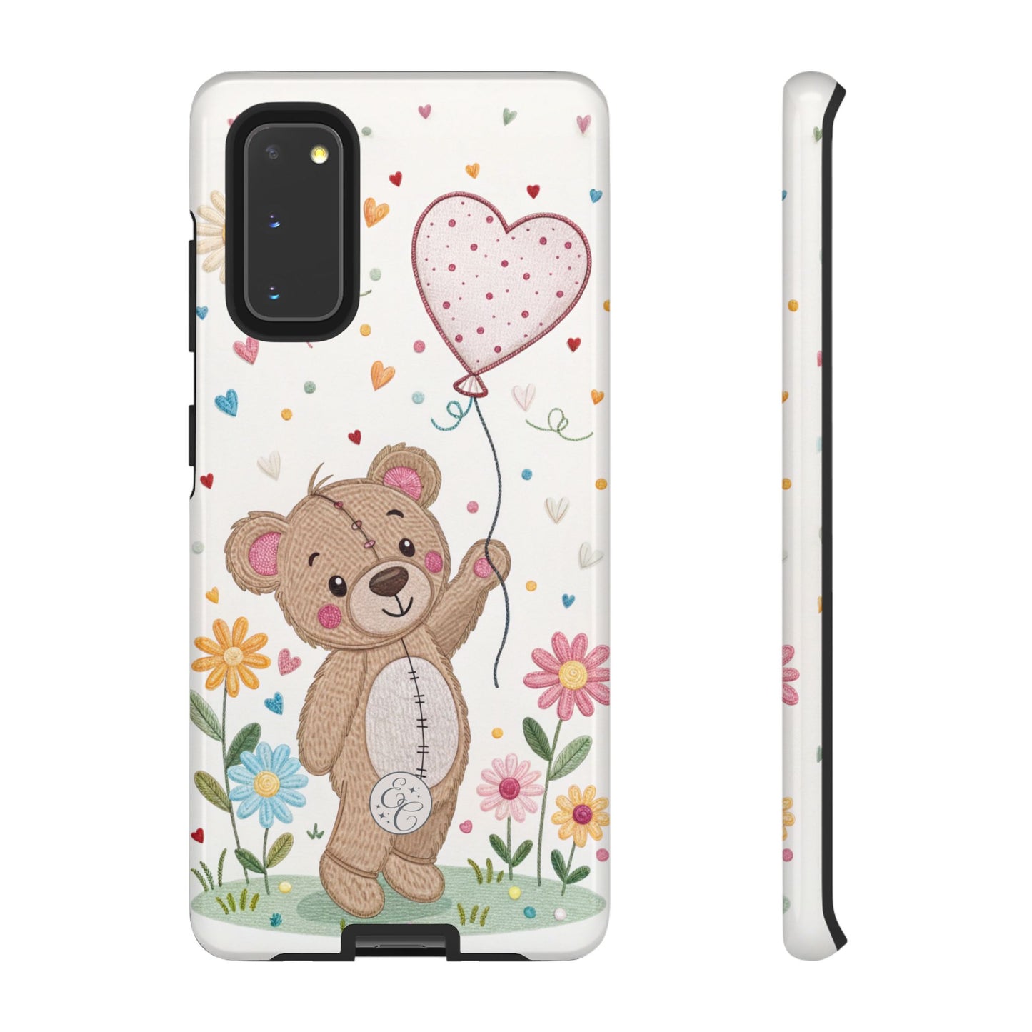 Cute Teddy Bear Tough Phone Case