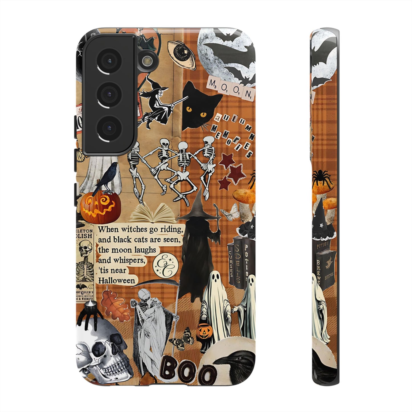 Halloween Spooky Collage Tough Phone Case