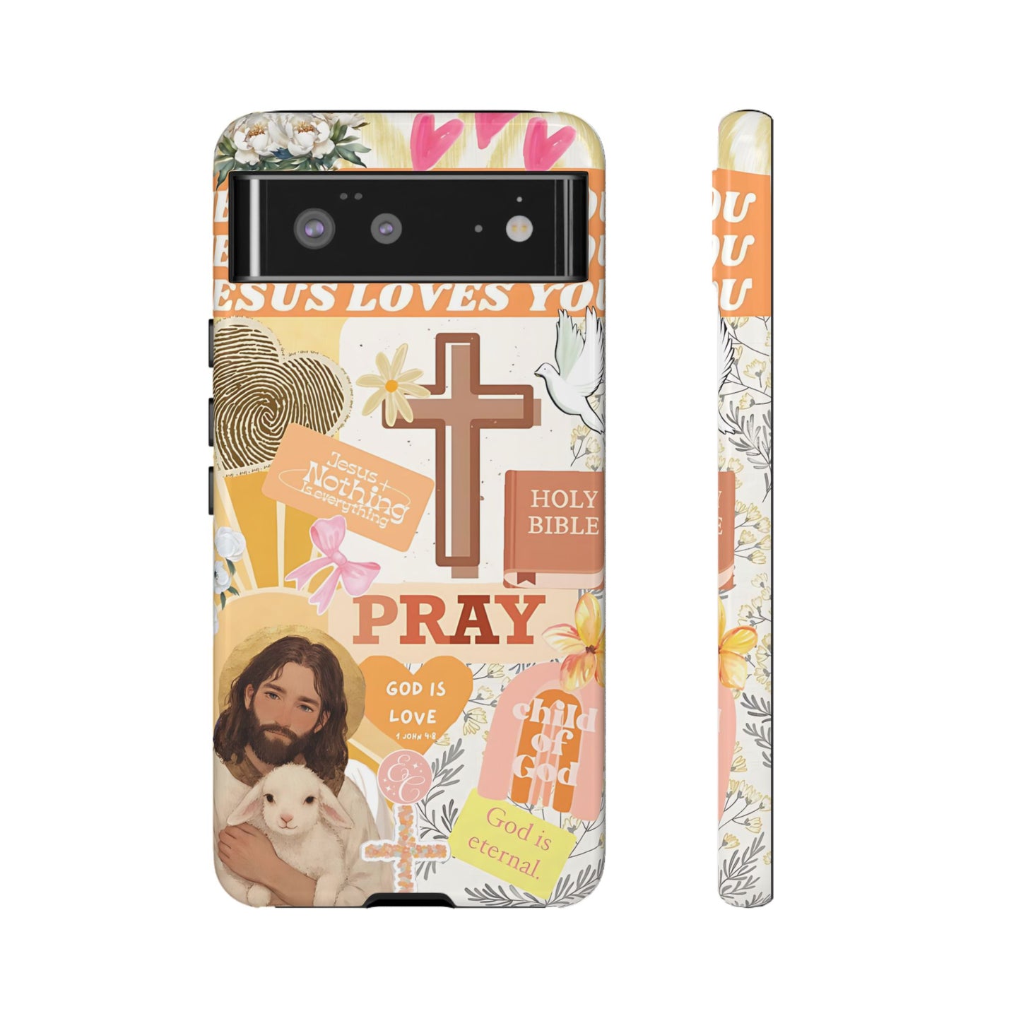 Christian Collage Tough Phone Case