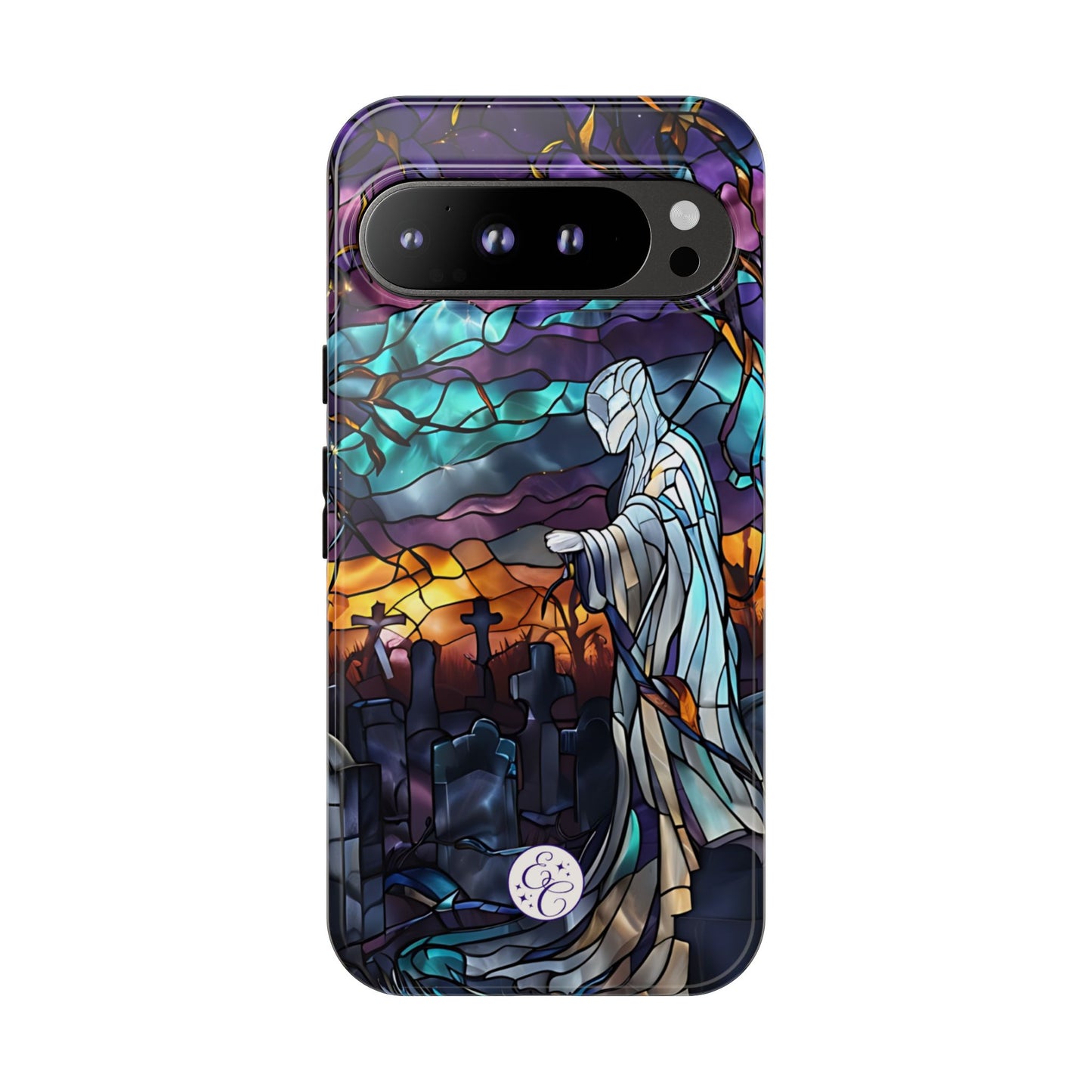 Stained Glass Ghost Tough Phone Case