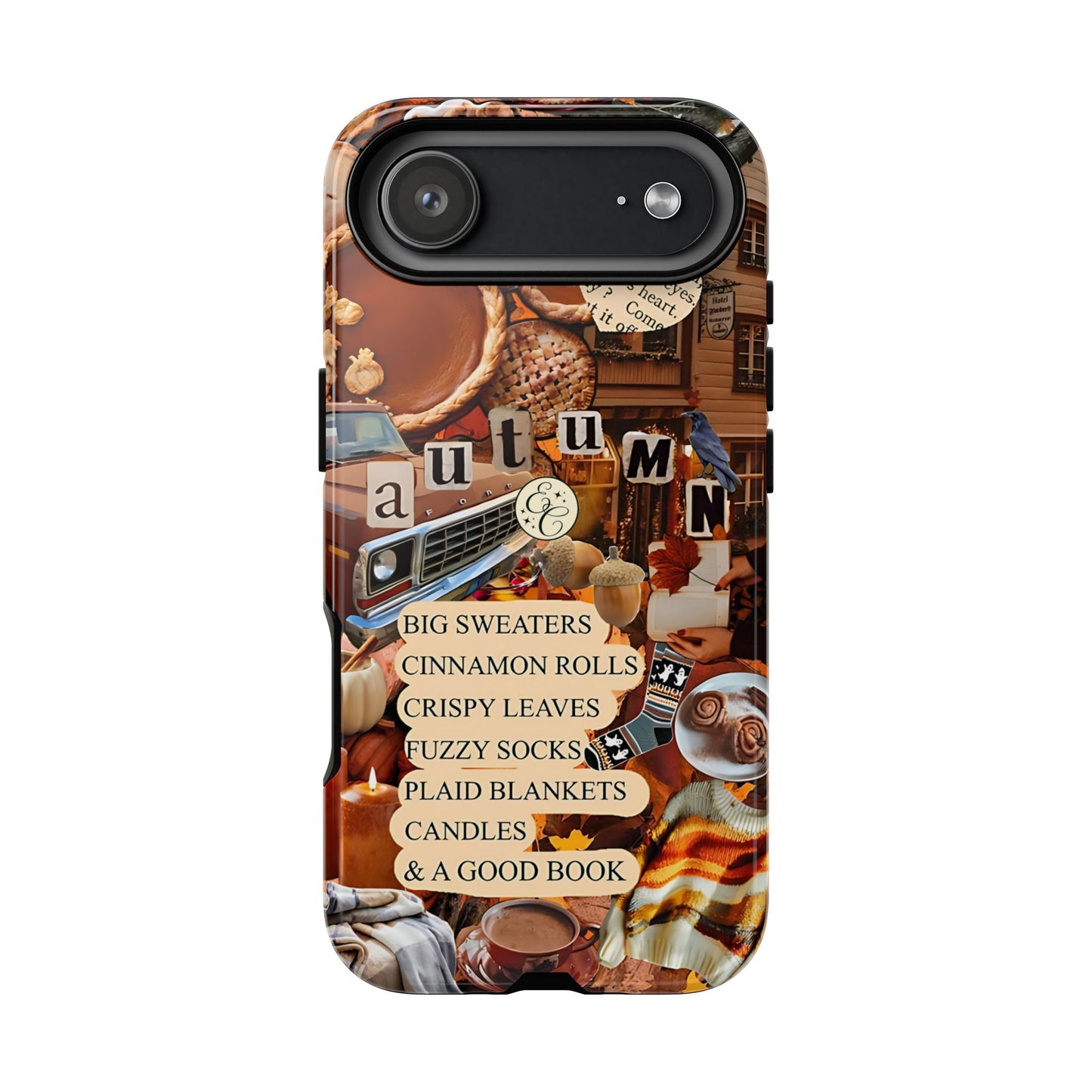 Autumn Aesthetic Collage Tough Phone Case