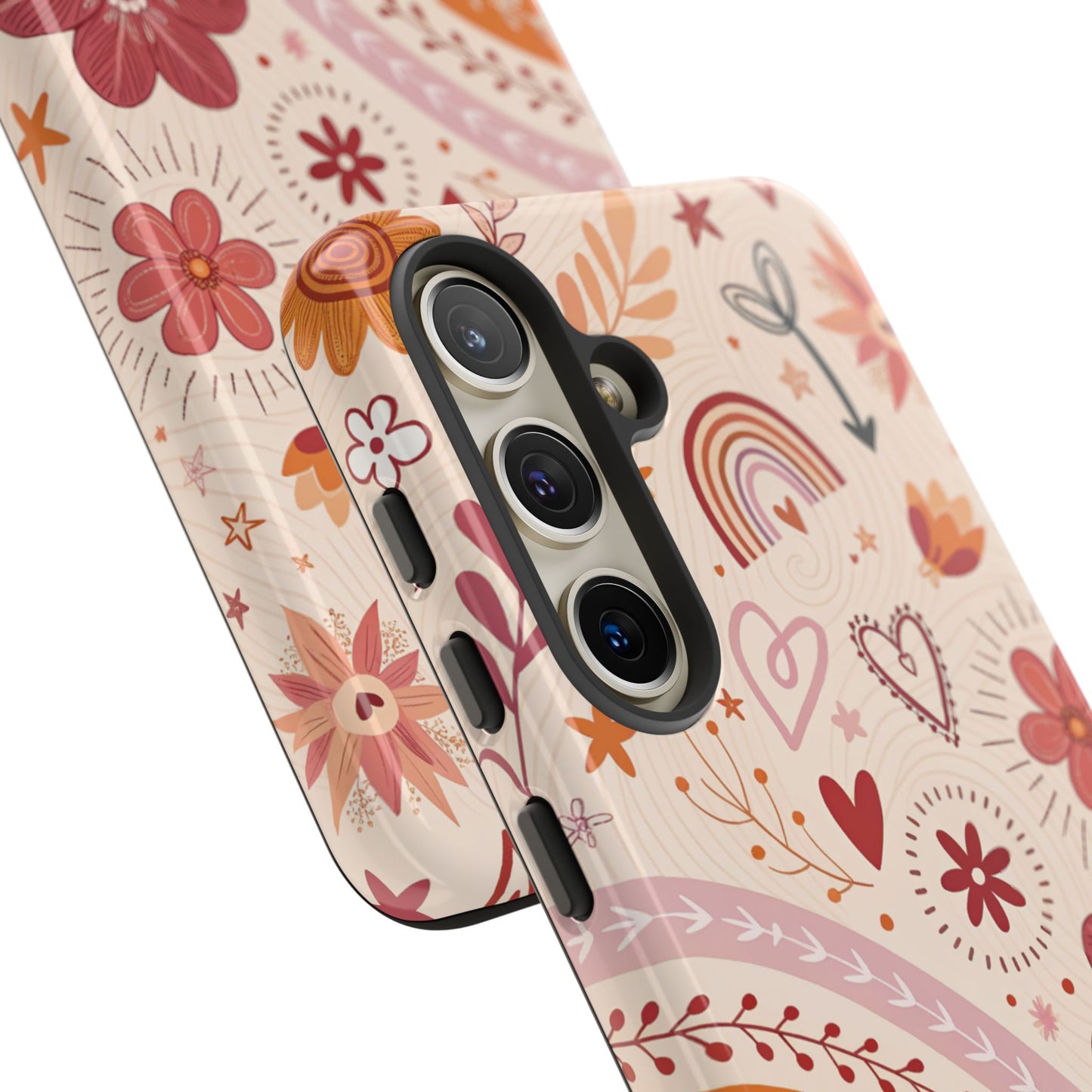Lesbian Boho Doodle Tough Phone Case