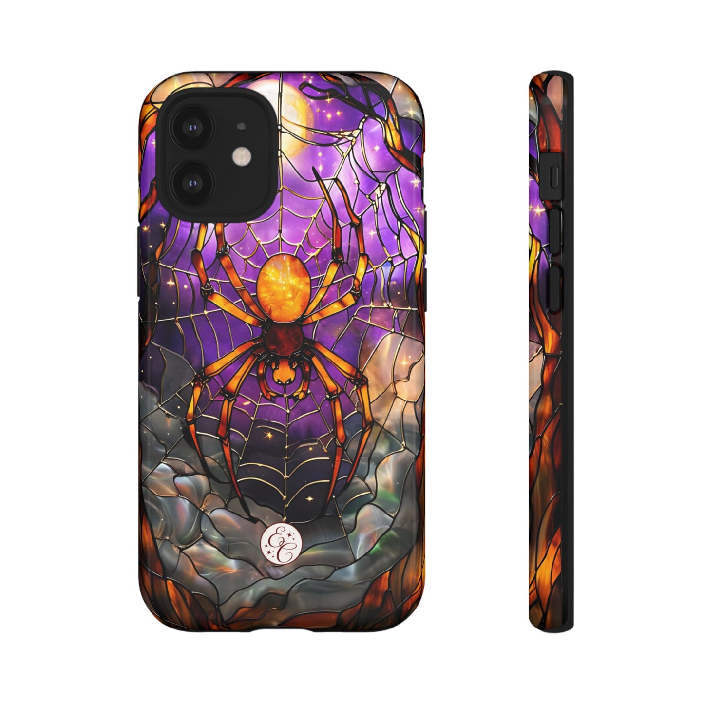 Stained Glass Spider Tough Phone Case