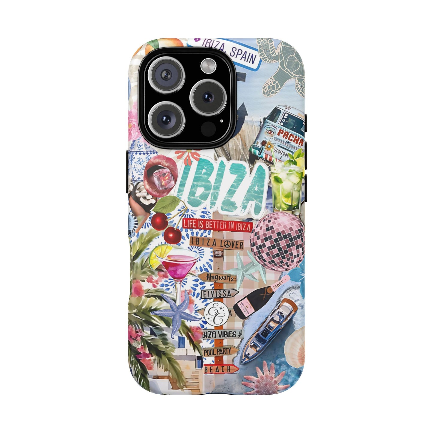 Ibiza Summer Vibes Collage Tough Phone Case