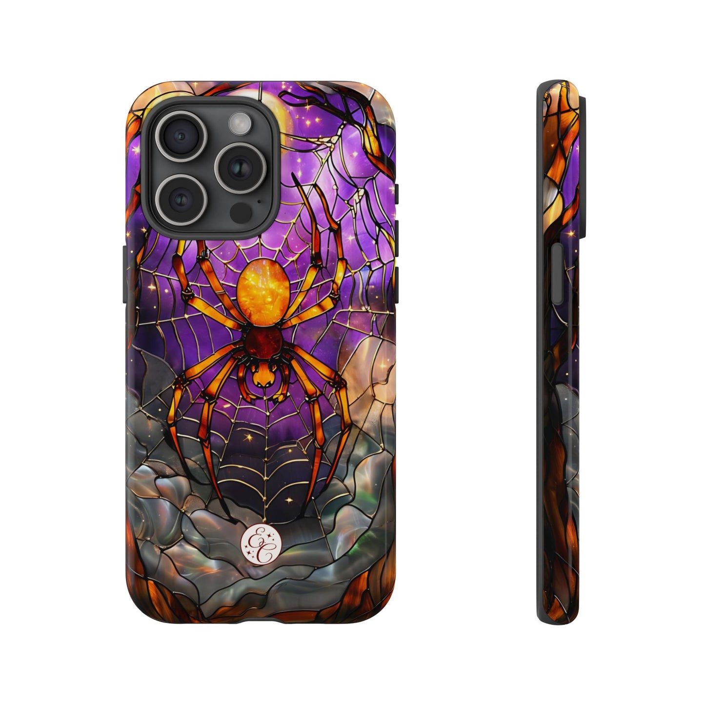 Stained Glass Spider Tough Phone Case
