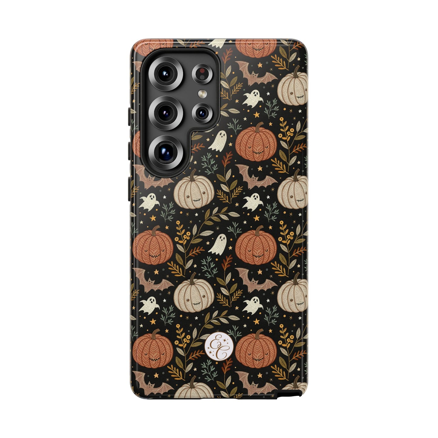 Spooky Halloween Boho Pattern Tough Phone Case