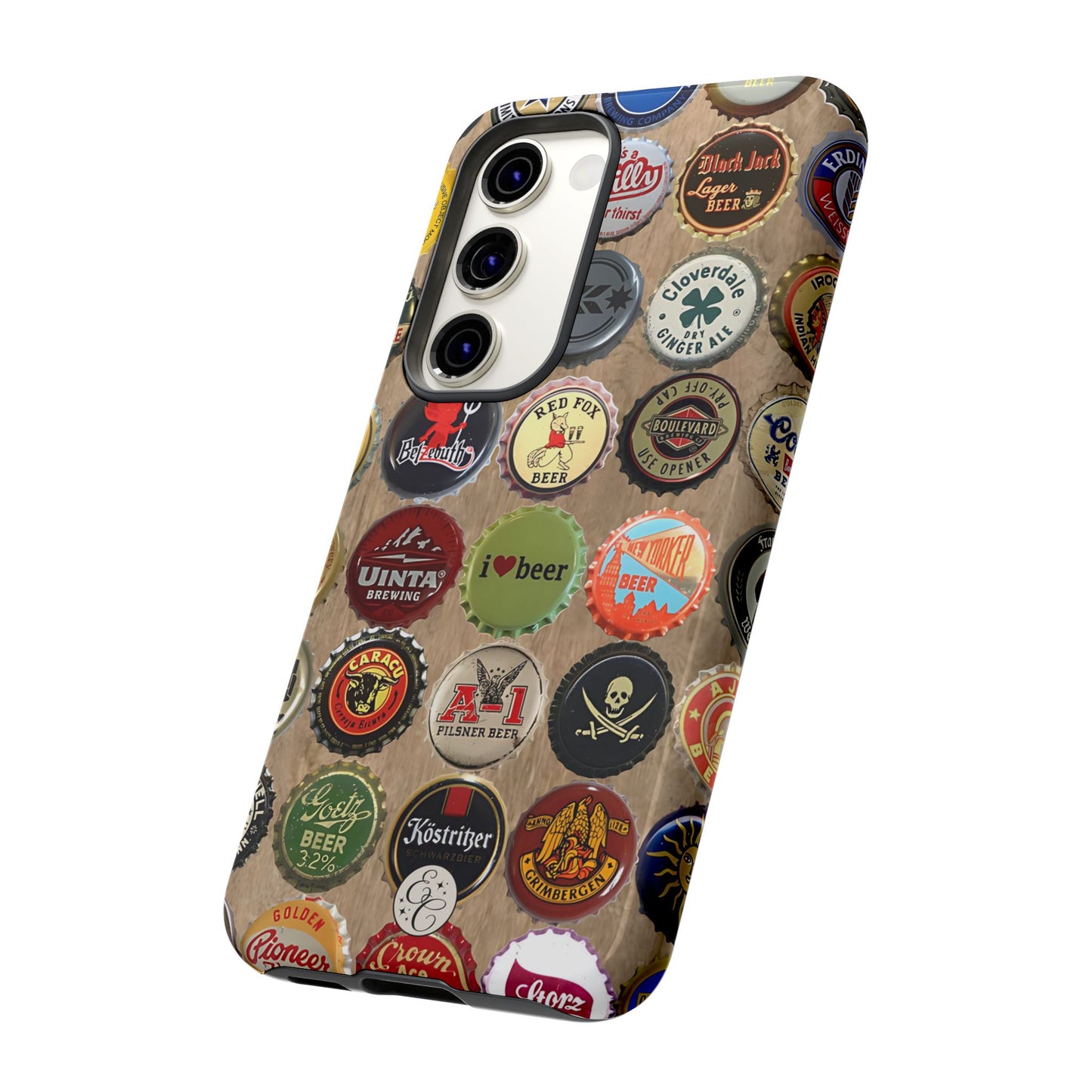 Beer Bottle Caps Tough Phone Case