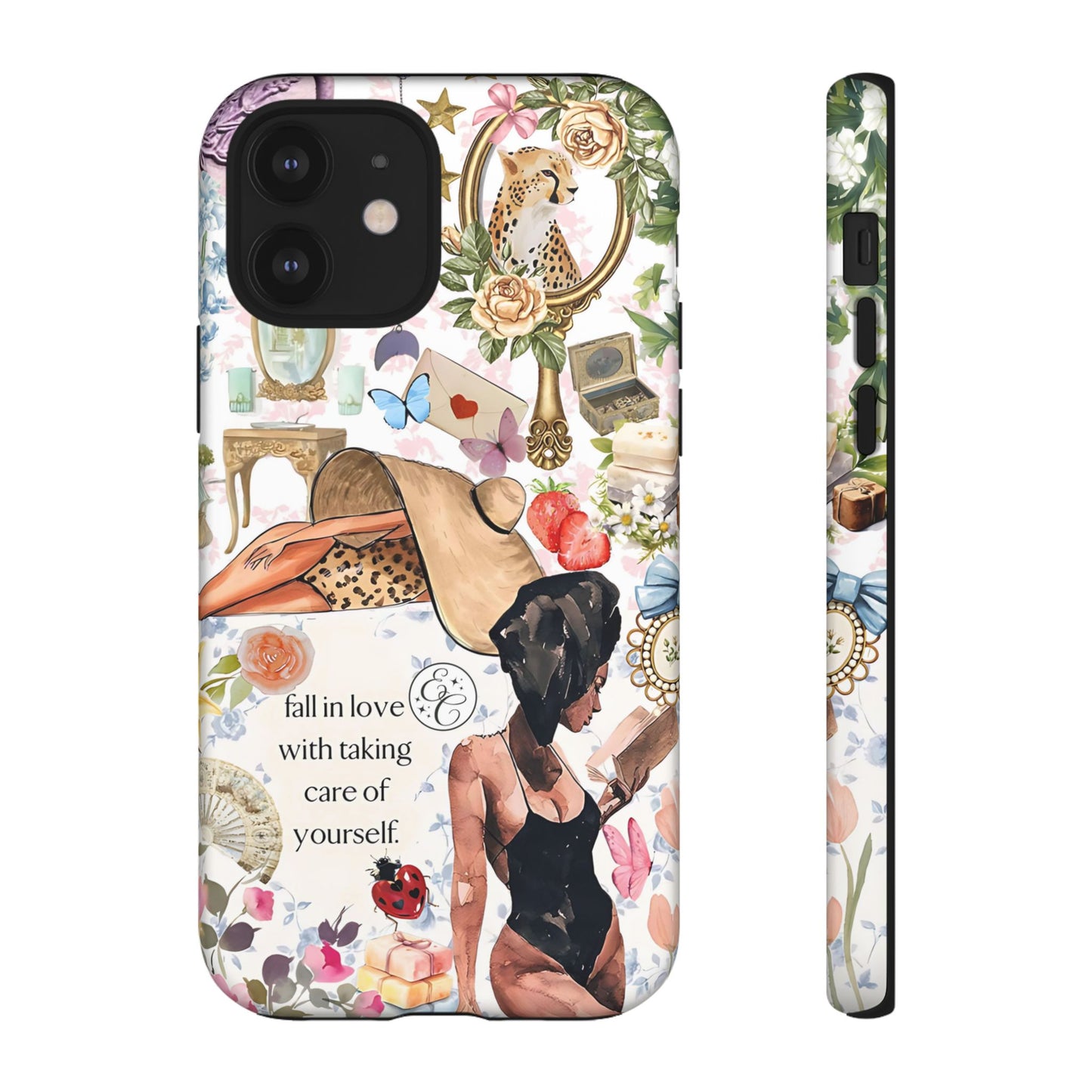 Aesthetic Coquette Collage Tough Phone Case