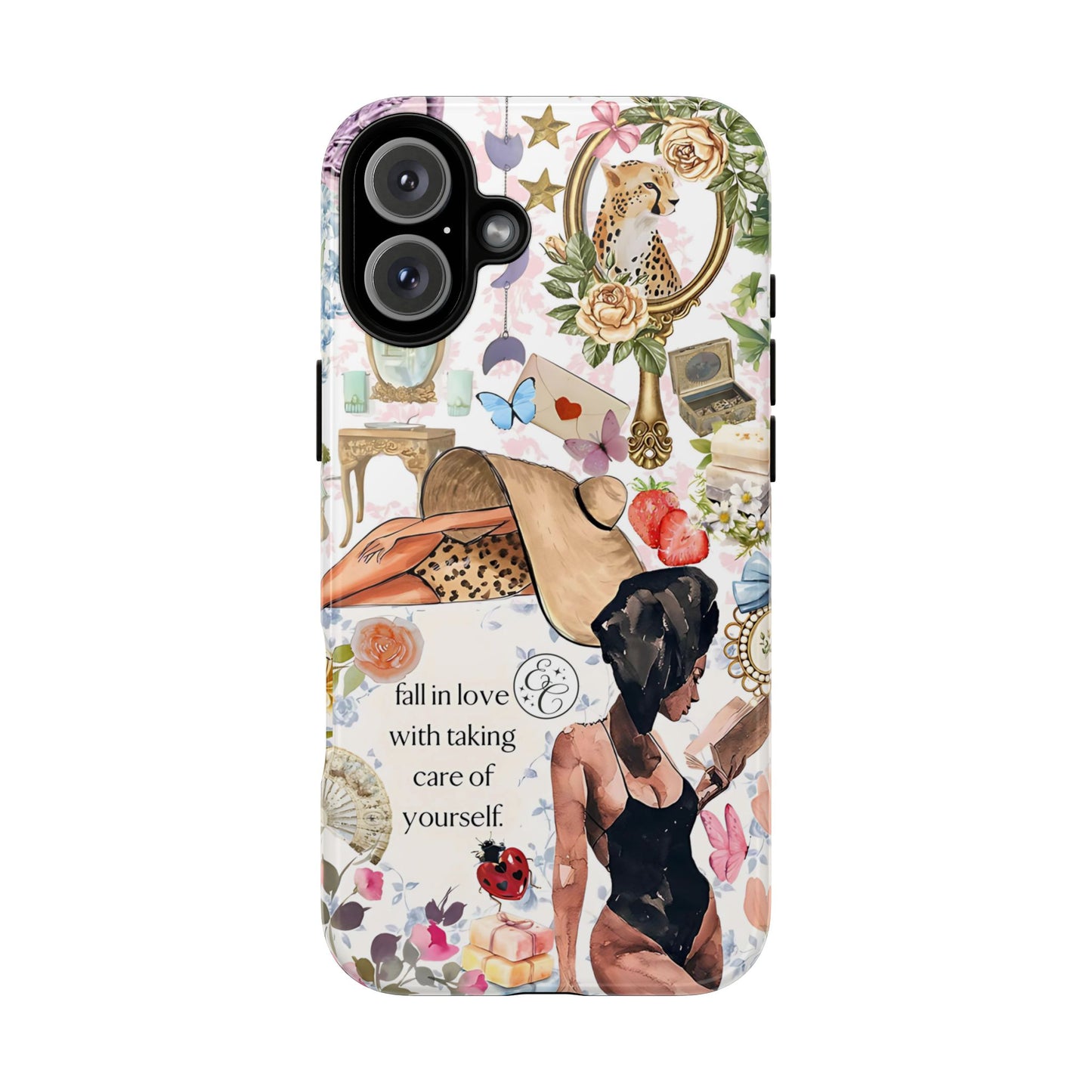 Aesthetic Coquette Collage Tough Phone Case