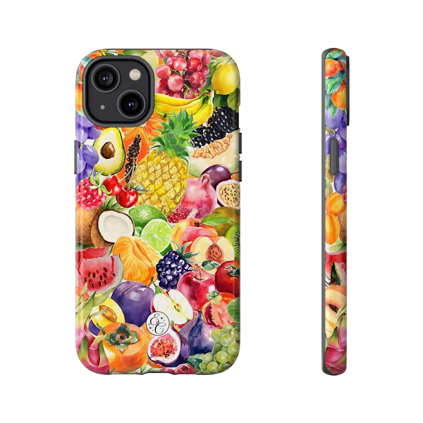 Colorful Fruits Collage Tough Phone Case