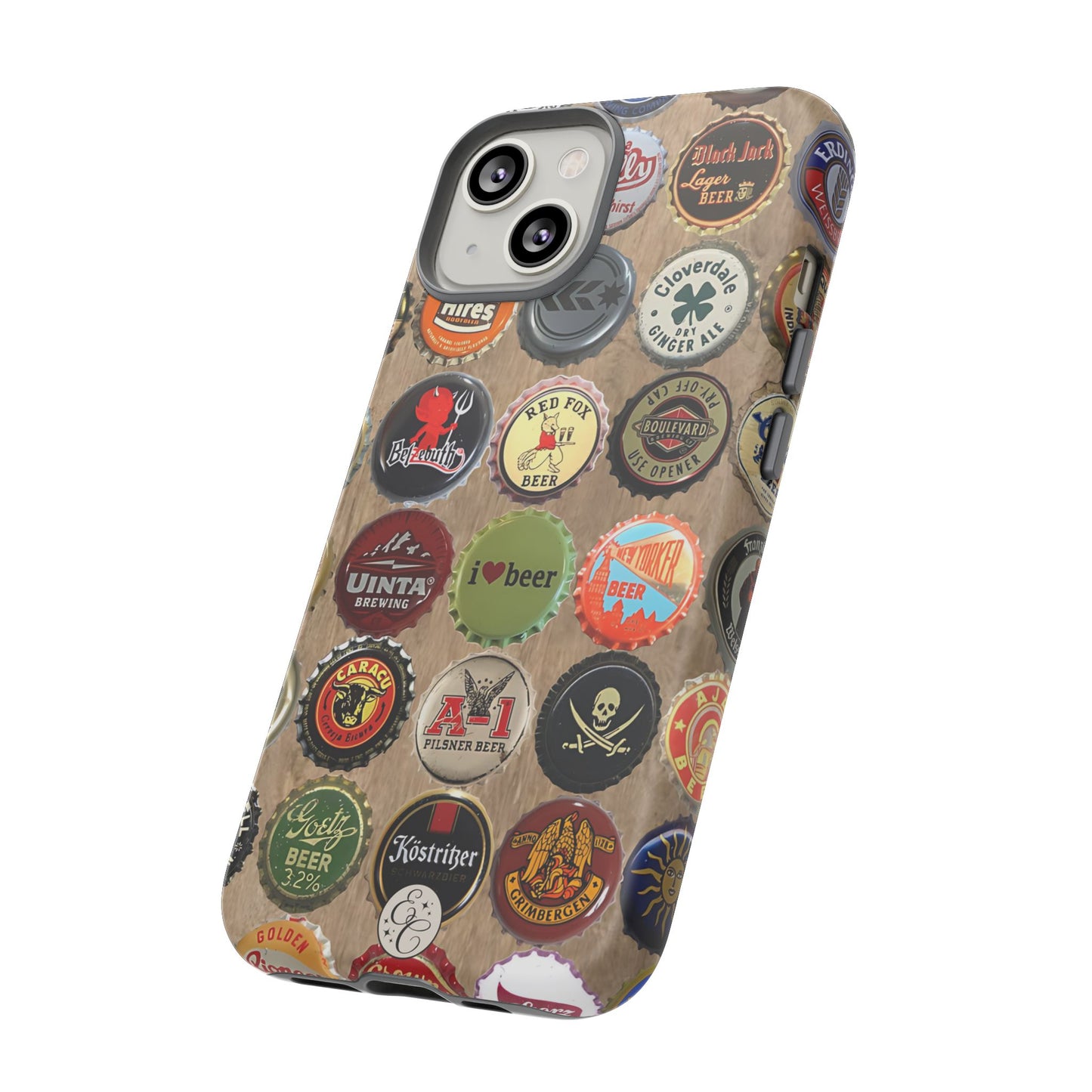 Beer Bottle Caps Tough Phone Case