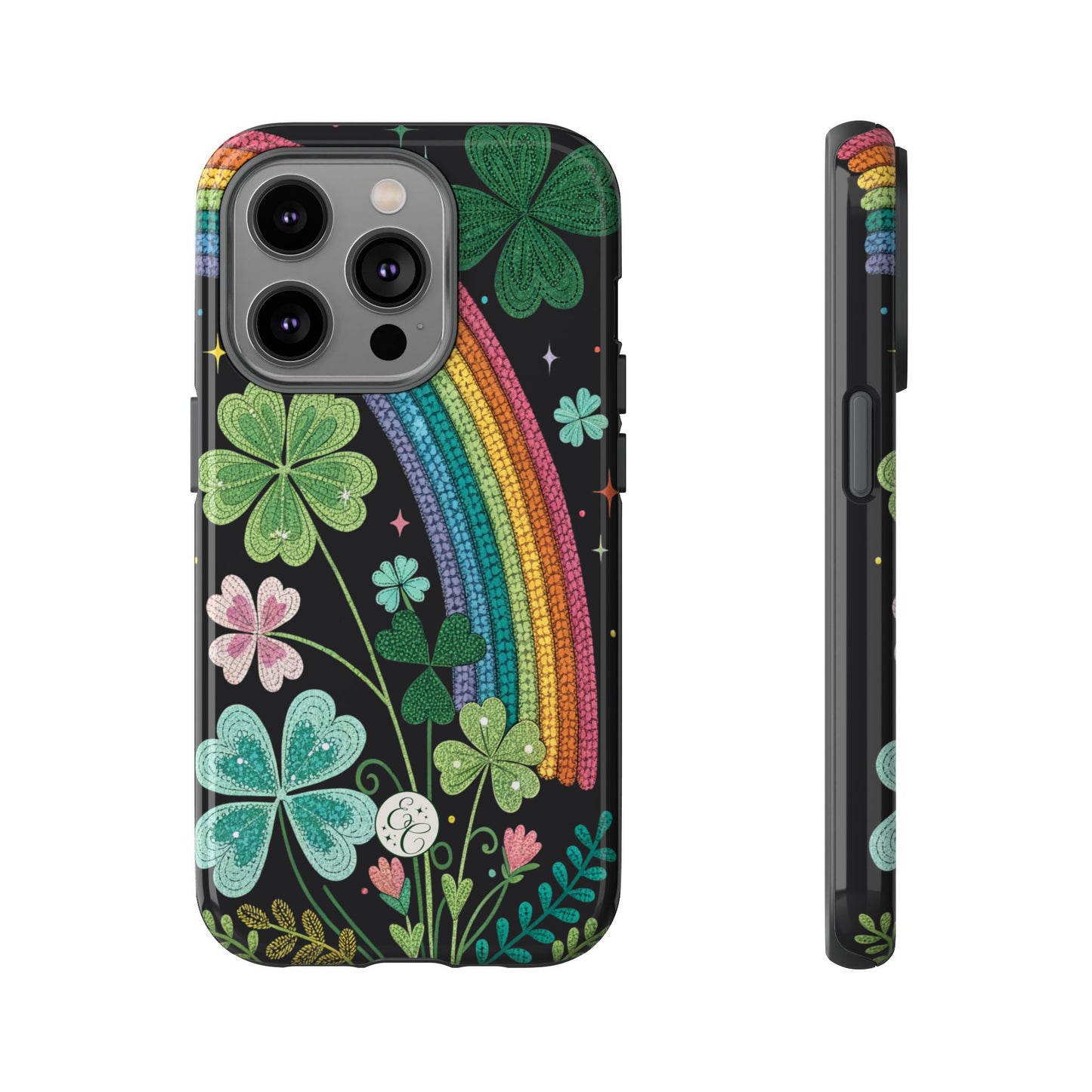Rainbow & Shamrock Tough Phone Case