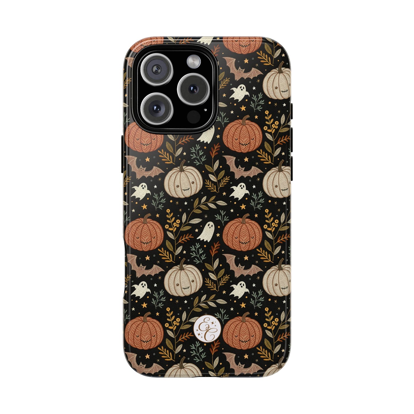 Spooky Halloween Boho Pattern Tough Phone Case