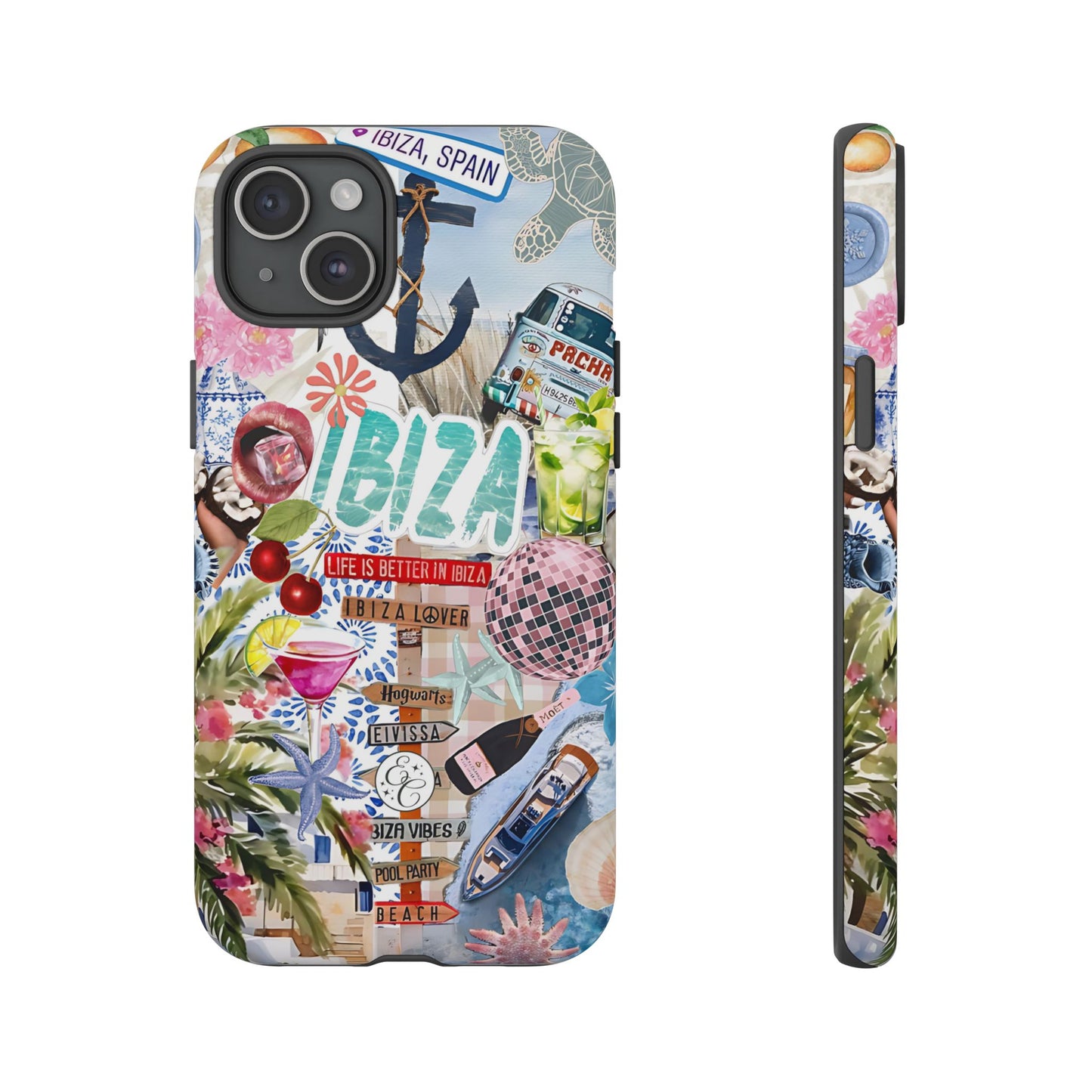 Ibiza Summer Vibes Collage Tough Phone Case