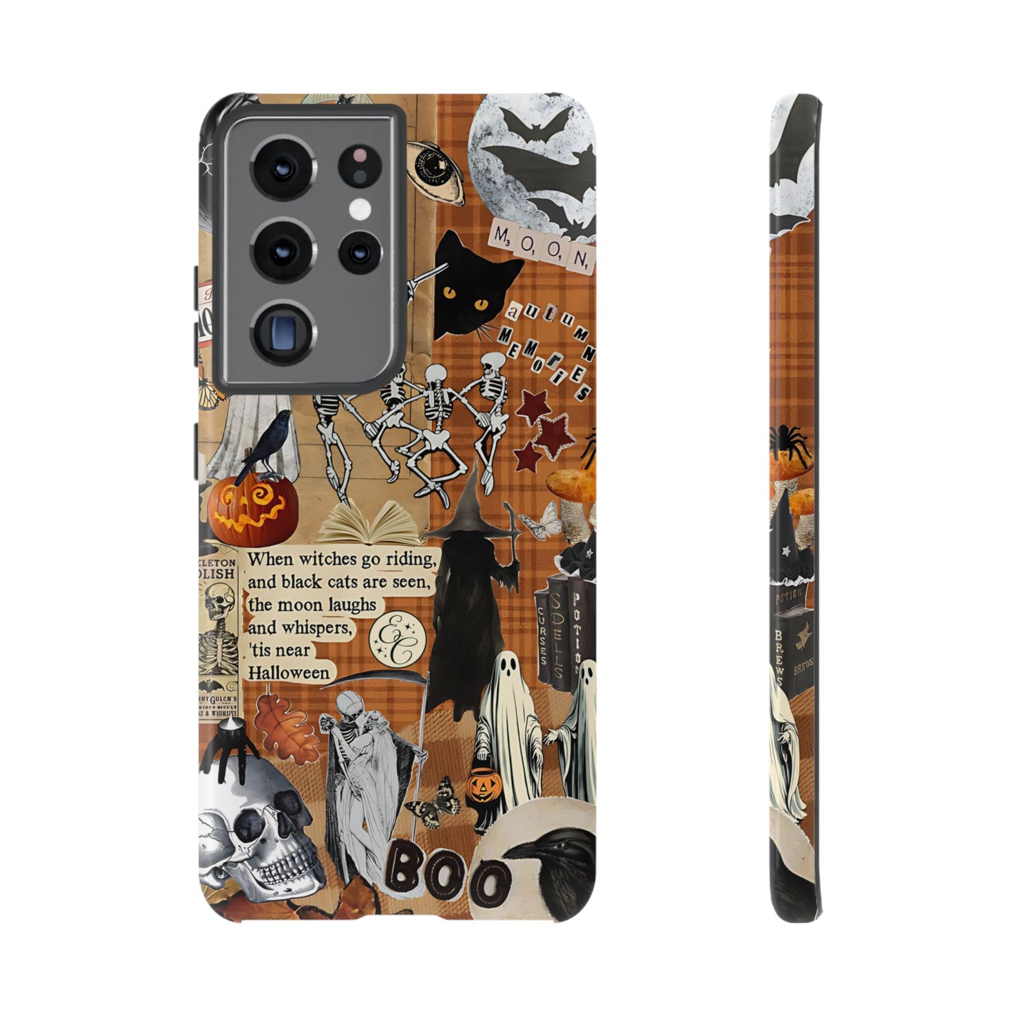 Halloween Spooky Collage Tough Phone Case