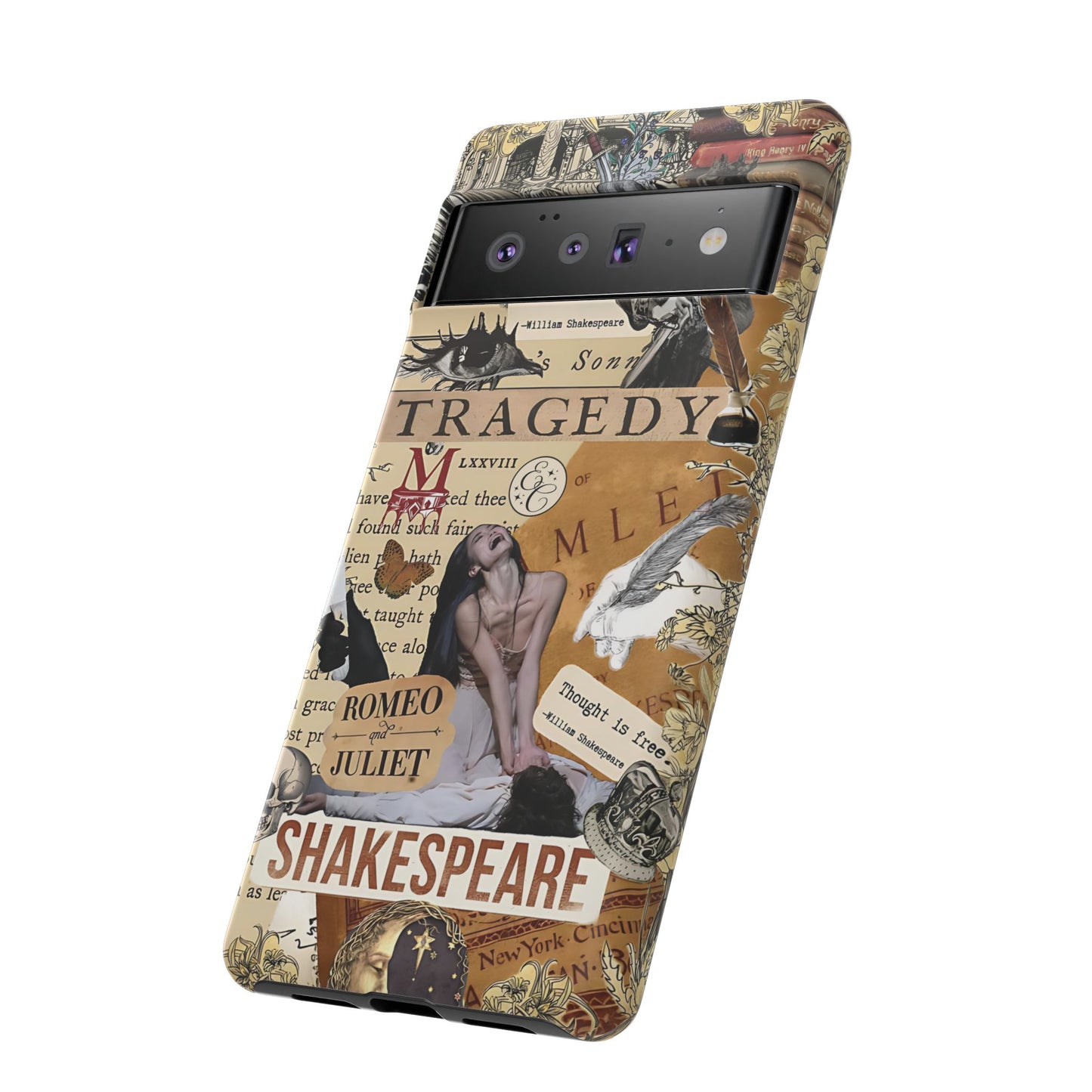Shakespeare Tragedy Collage Tough Phone Case