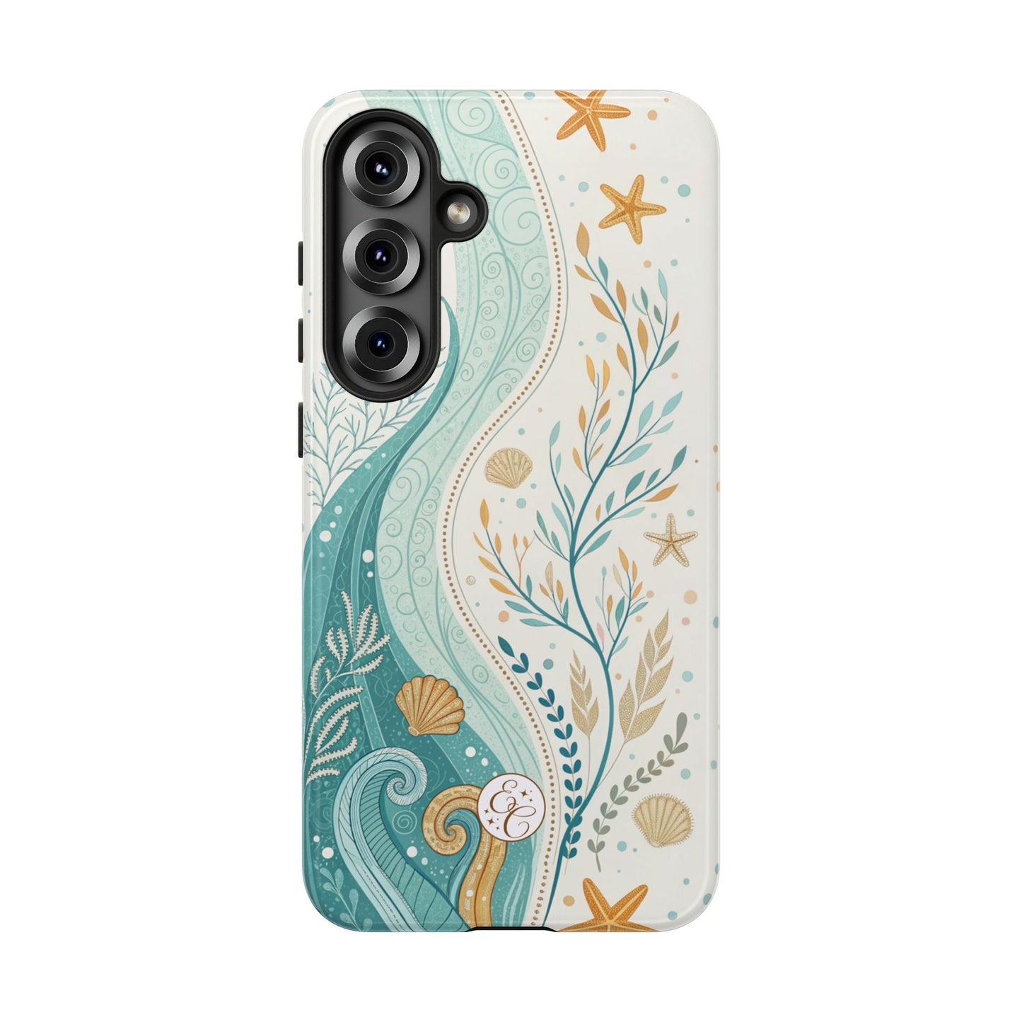 Ocean Boho Doodle Tough Phone Case