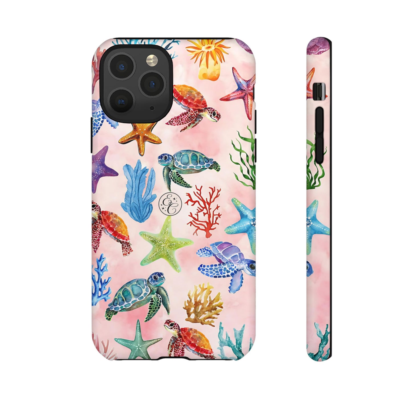 Colorful Marine Life Tough Phone Case