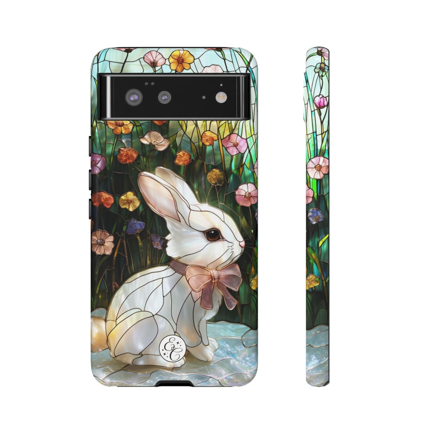 Easter Rabbit Stained Glass Tough Phone Case