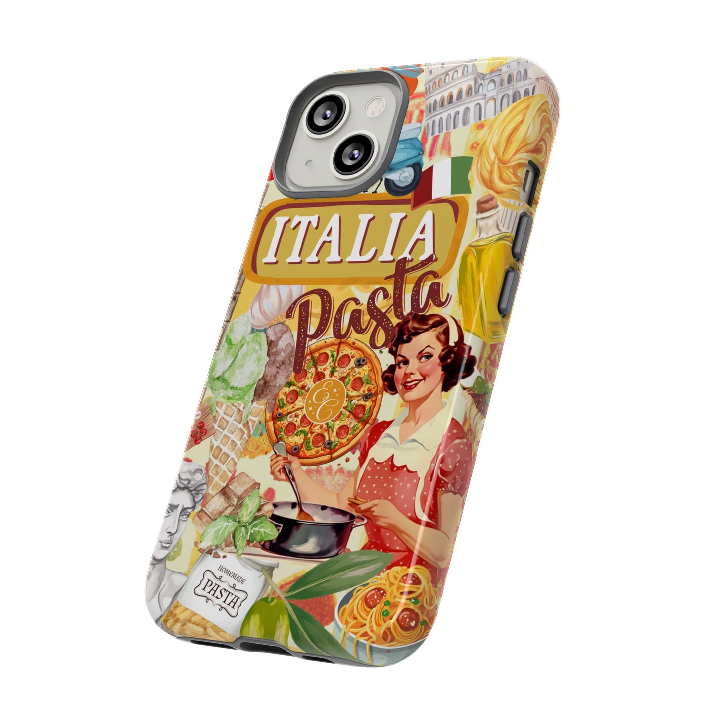 Italian Cuisine Collage Tough Phone Case