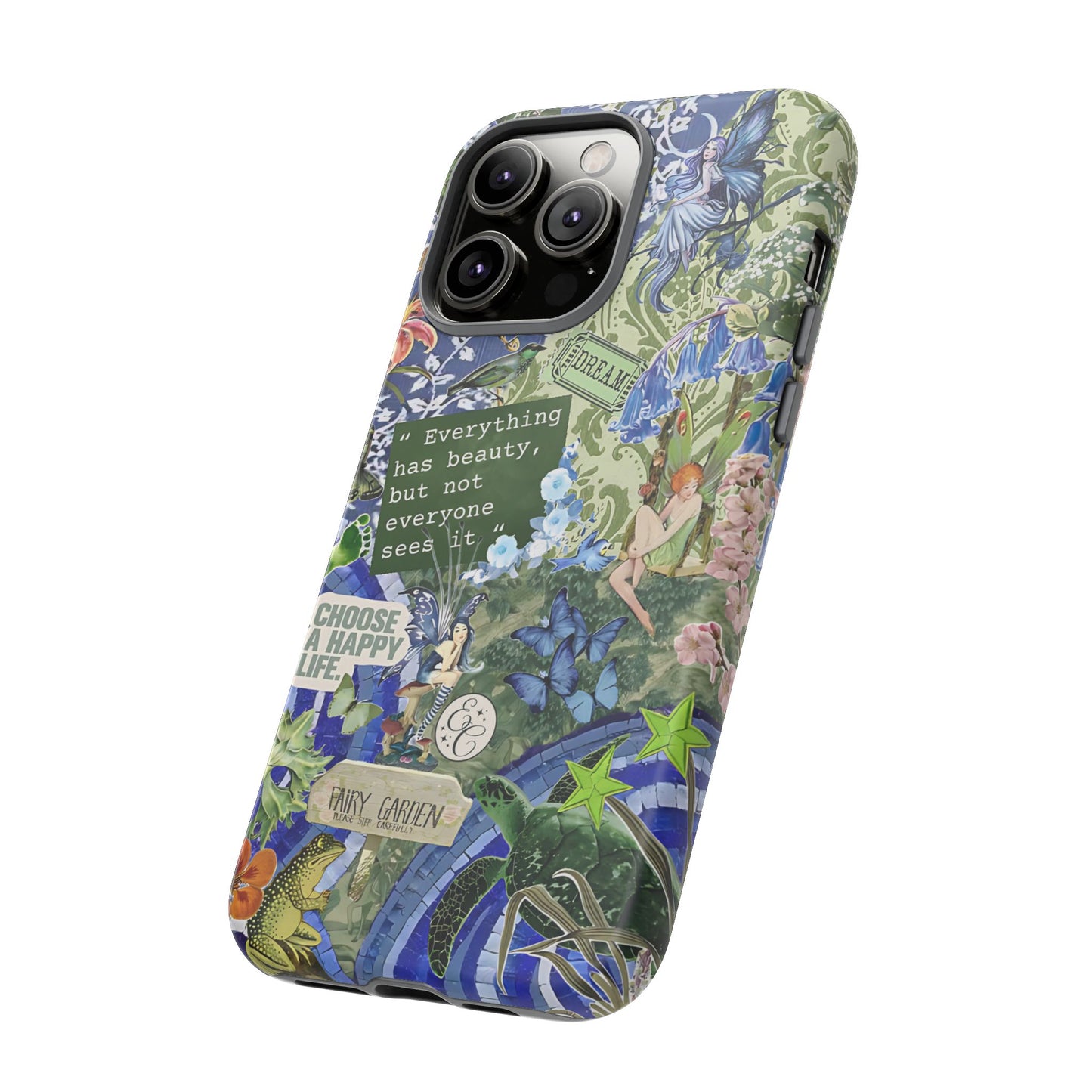 Fairy Garden Collage Tough Phone Case
