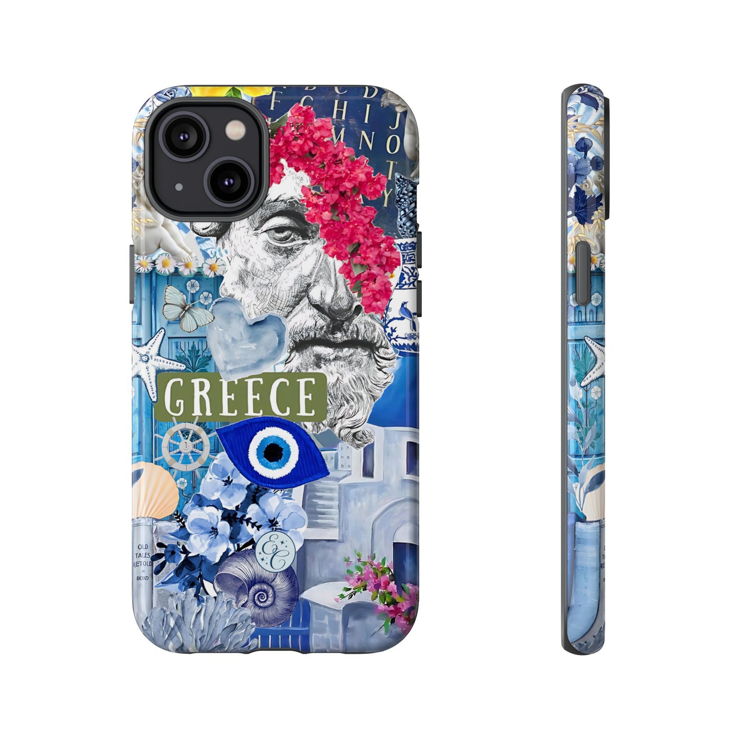 Greek Summer Collage Tough Phone Case