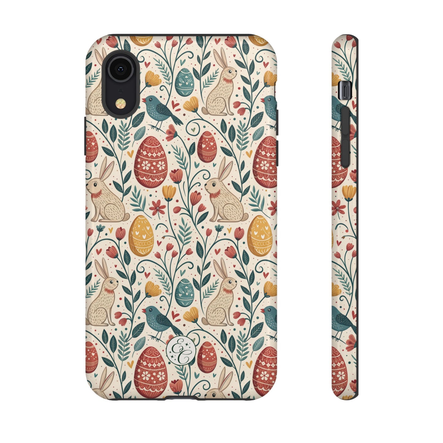 Vintage Easter Pattern Tough Phone Case