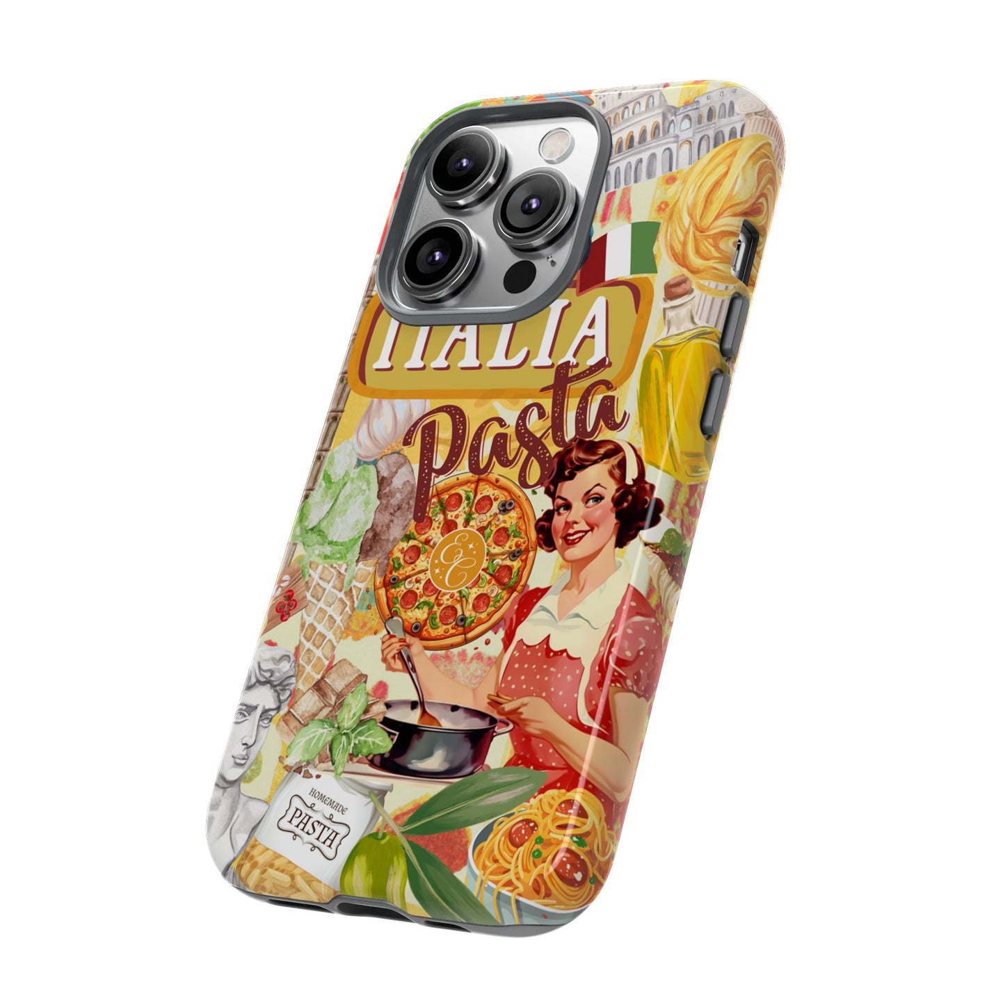 Italian Cuisine Collage Tough Phone Case