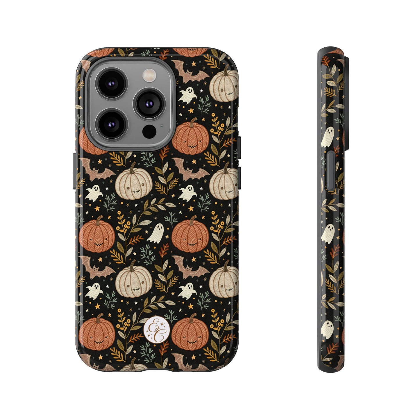 Spooky Halloween Boho Pattern Tough Phone Case