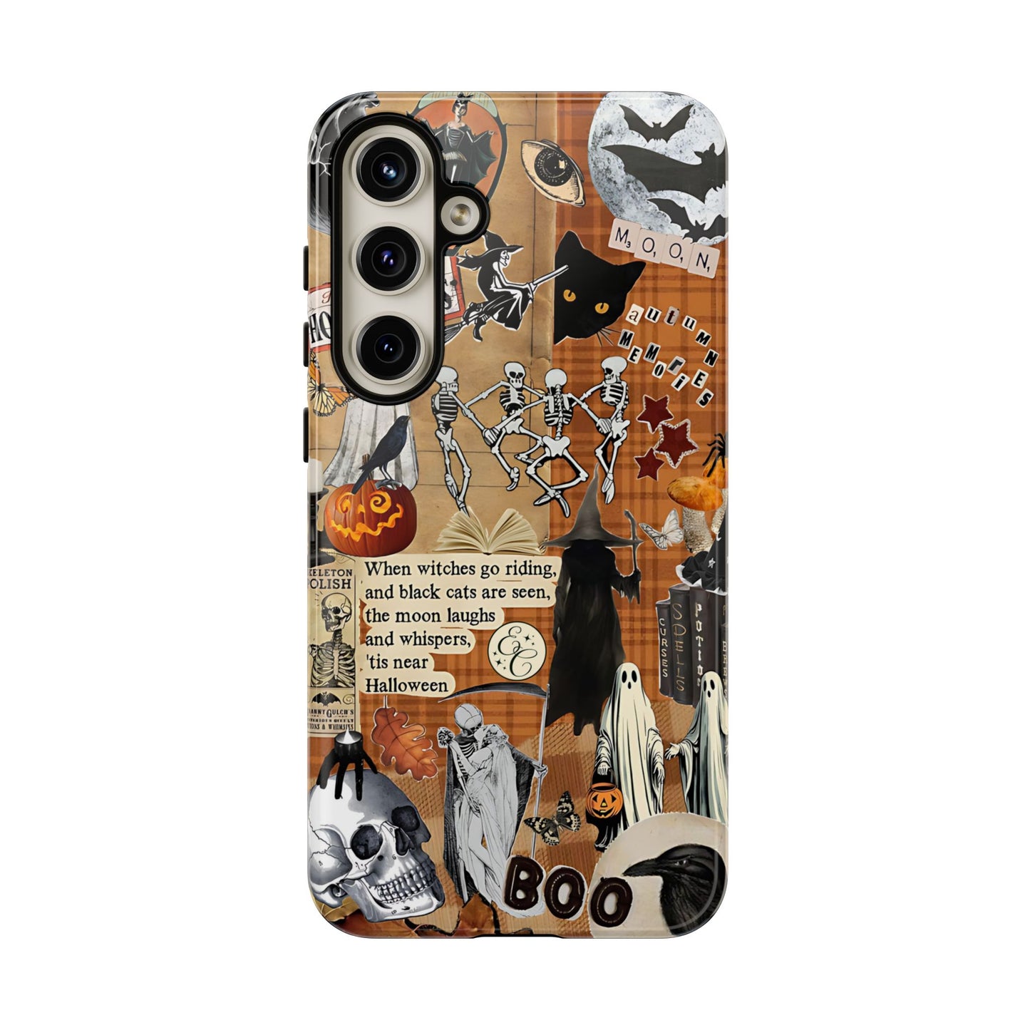 Halloween Spooky Collage Tough Phone Case