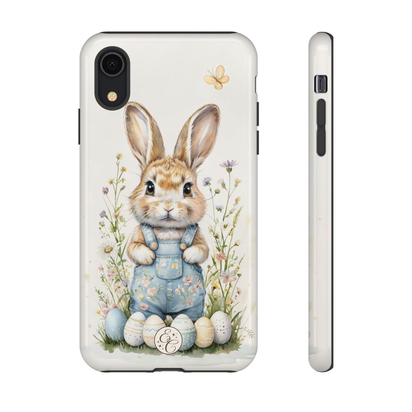 Bunny with Easter Eggs Tough Phone Case