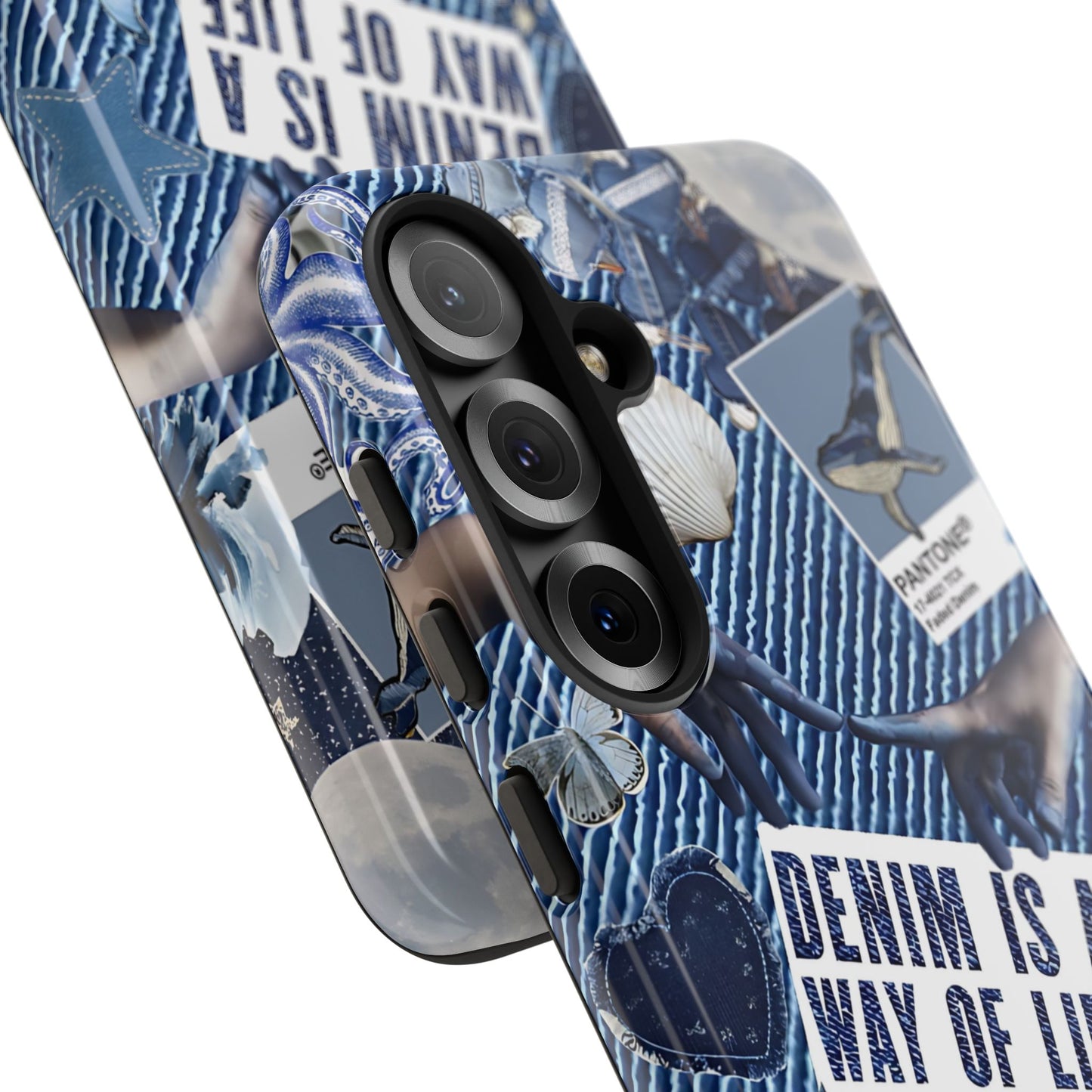 Denim Texture Tough Phone Case