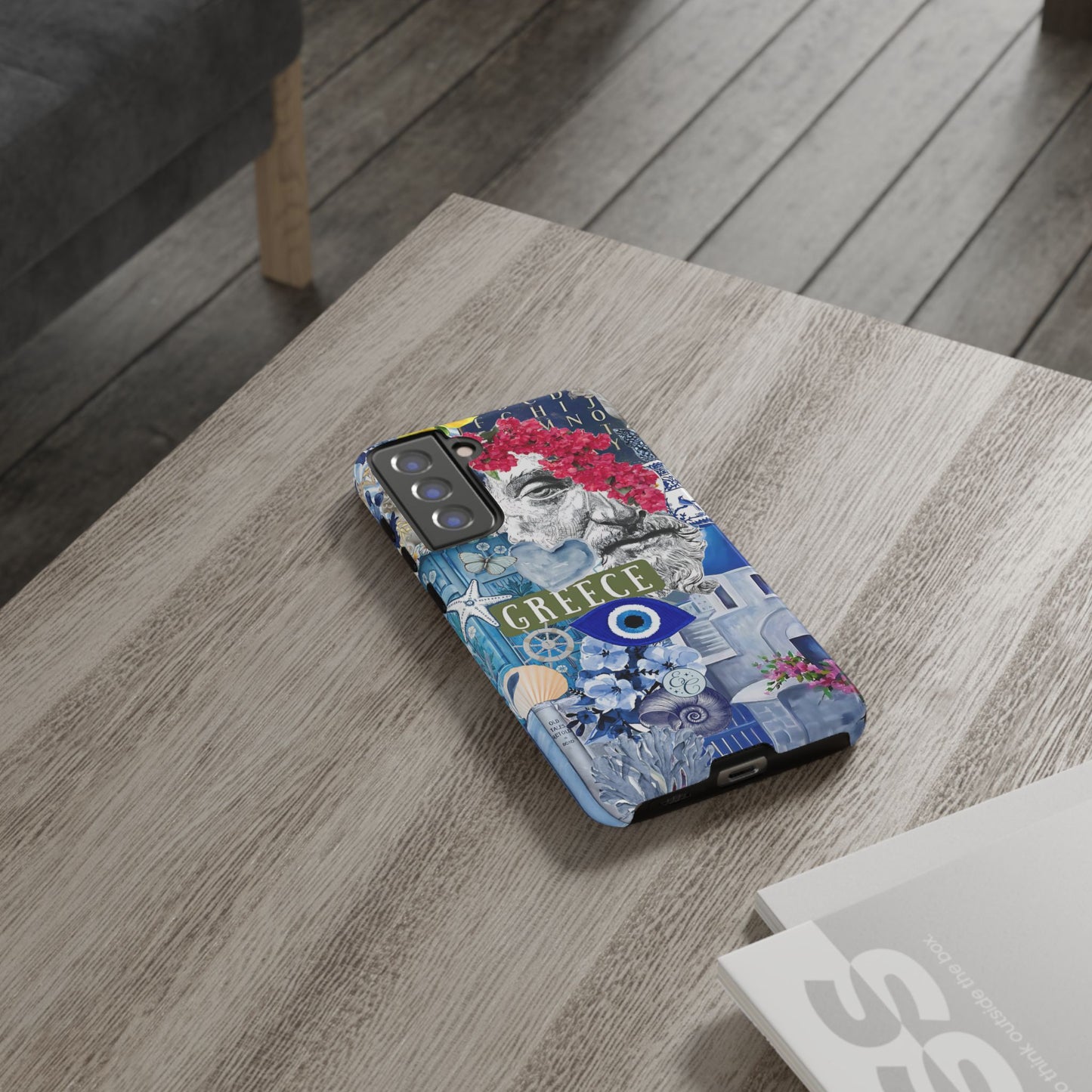 Greek Summer Collage Tough Phone Case