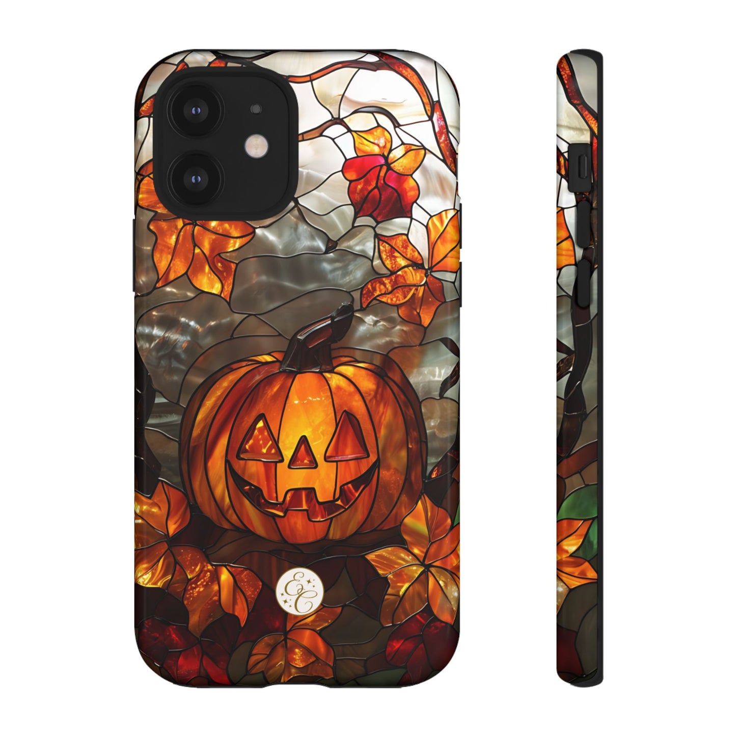 Stained Glass Pumpkin Tough Phone Case