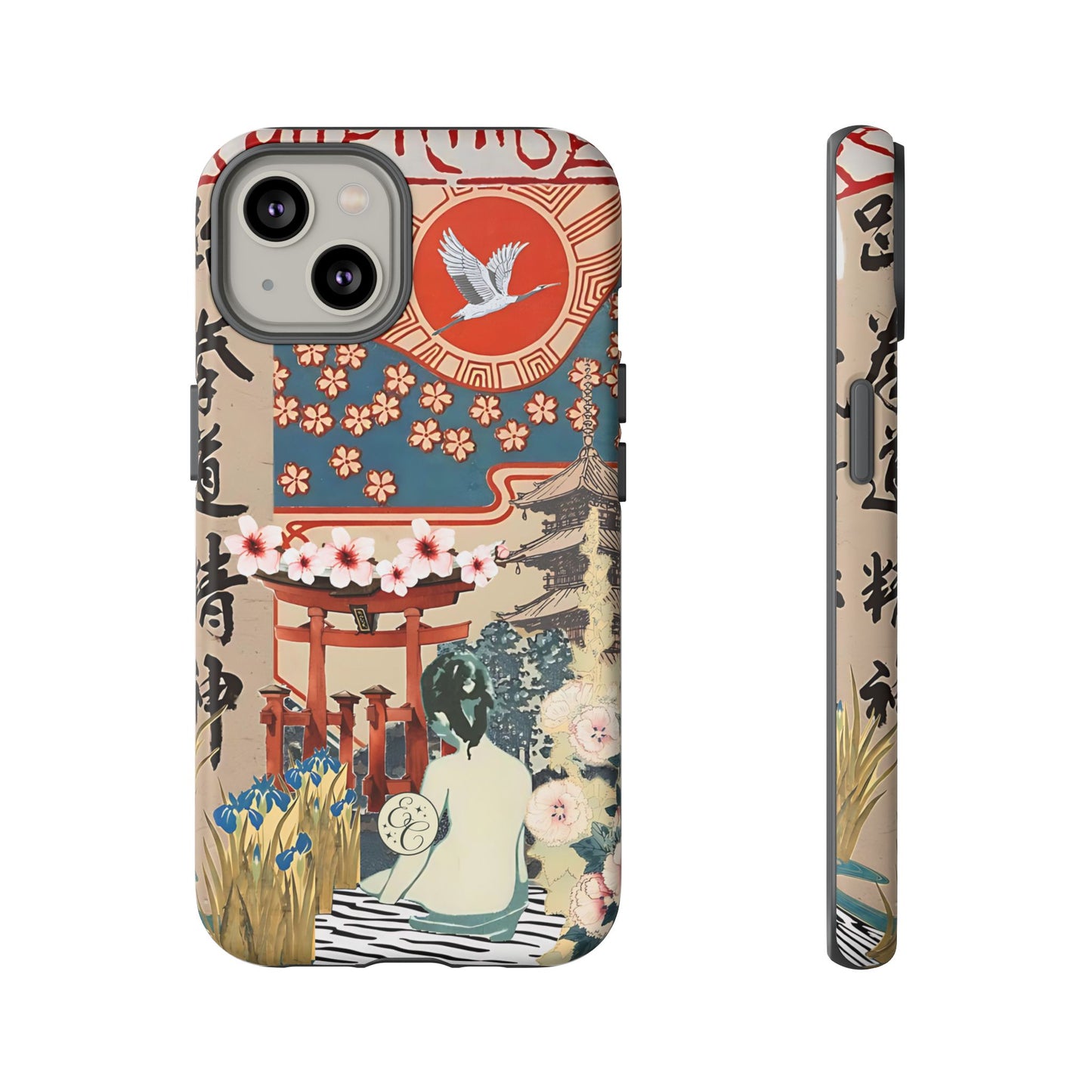Japanese Style Art Tough Phone Case