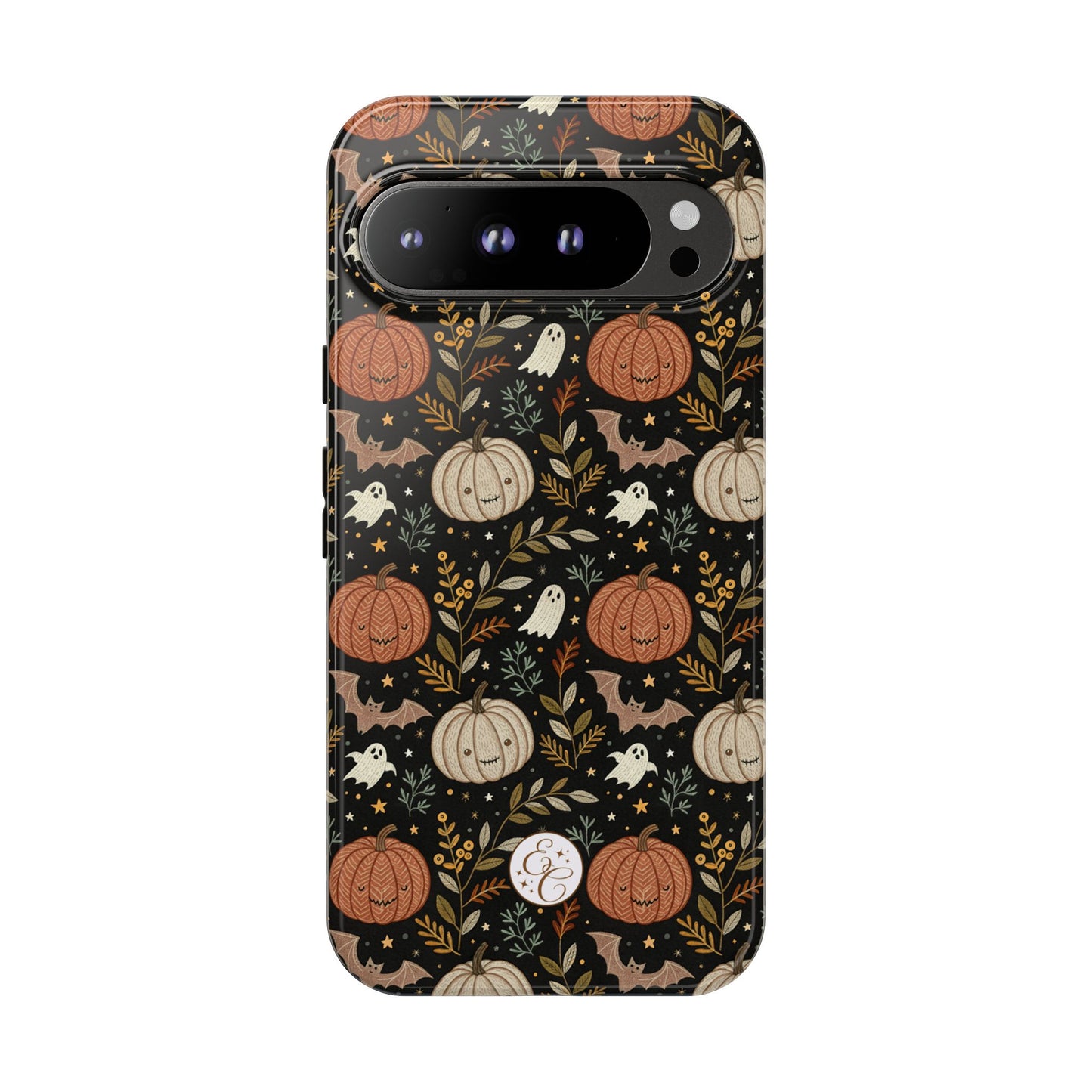 Spooky Halloween Boho Pattern Tough Phone Case