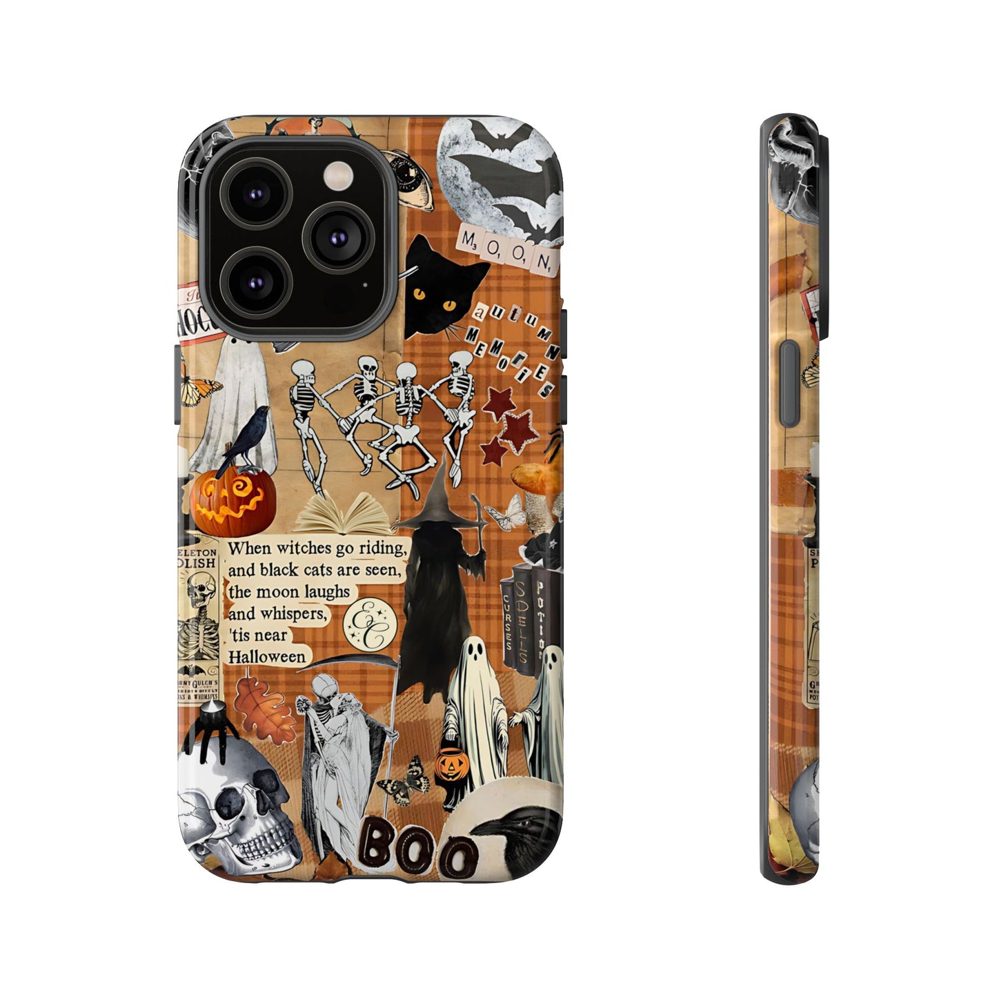 Halloween Spooky Collage Tough Phone Case