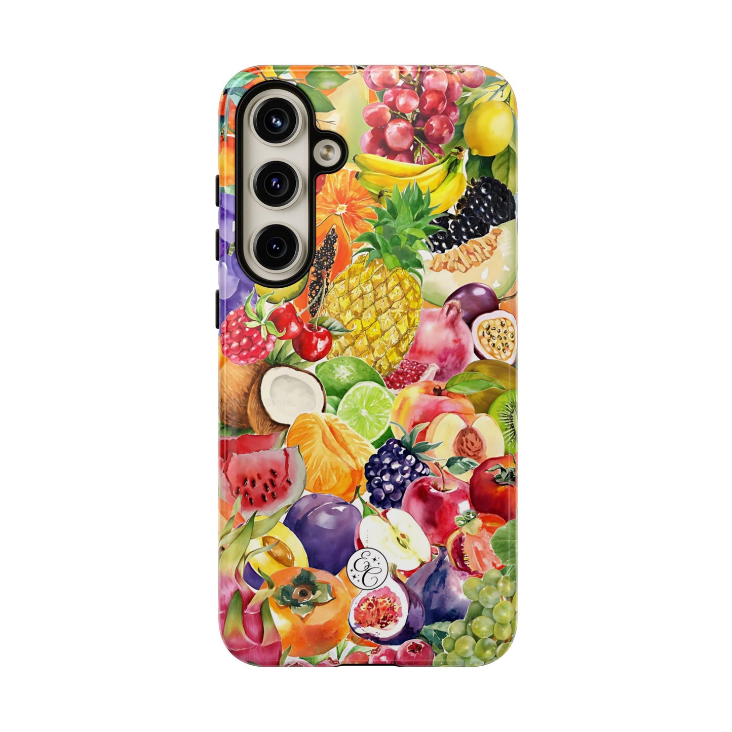 Colorful Fruits Collage Tough Phone Case