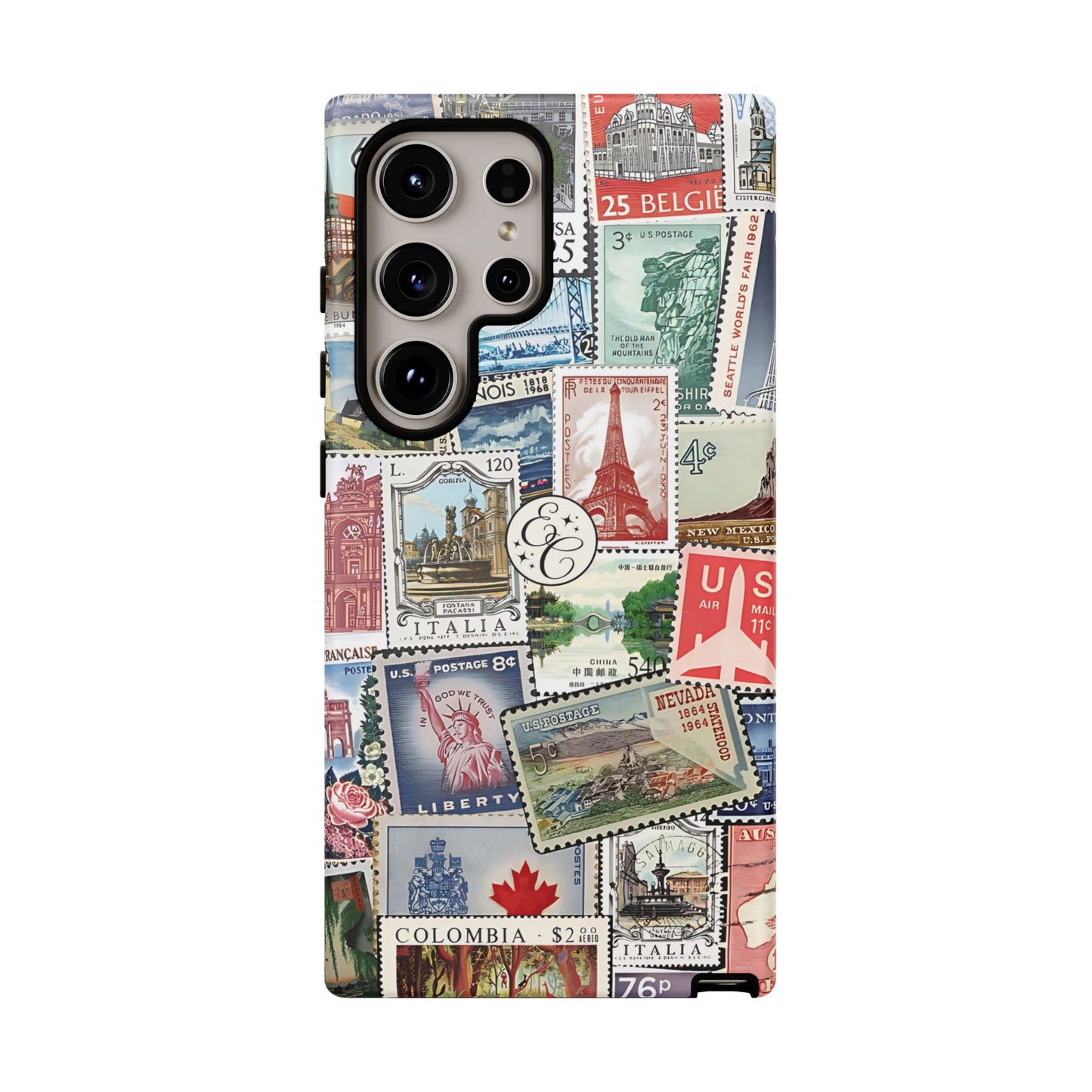 Vintage Stamp Collection Tough Phone Case