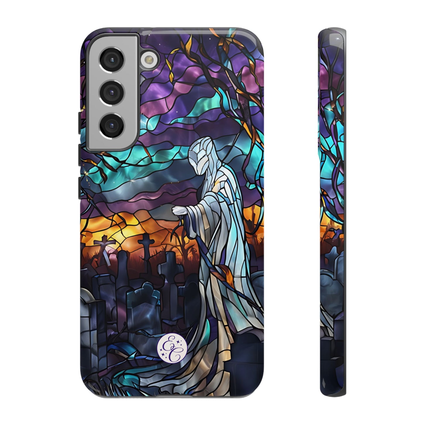 Stained Glass Ghost Tough Phone Case