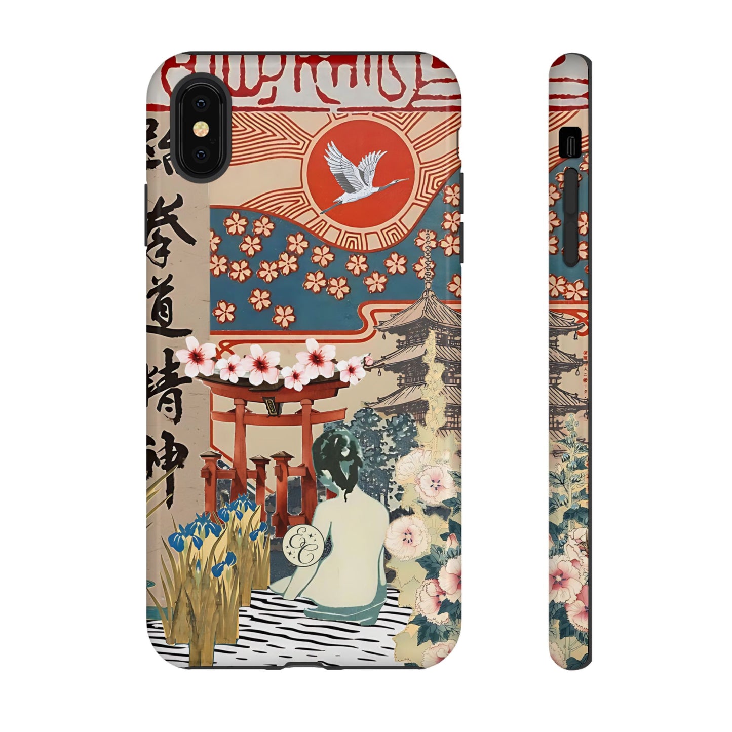 Japanese Style Art Tough Phone Case