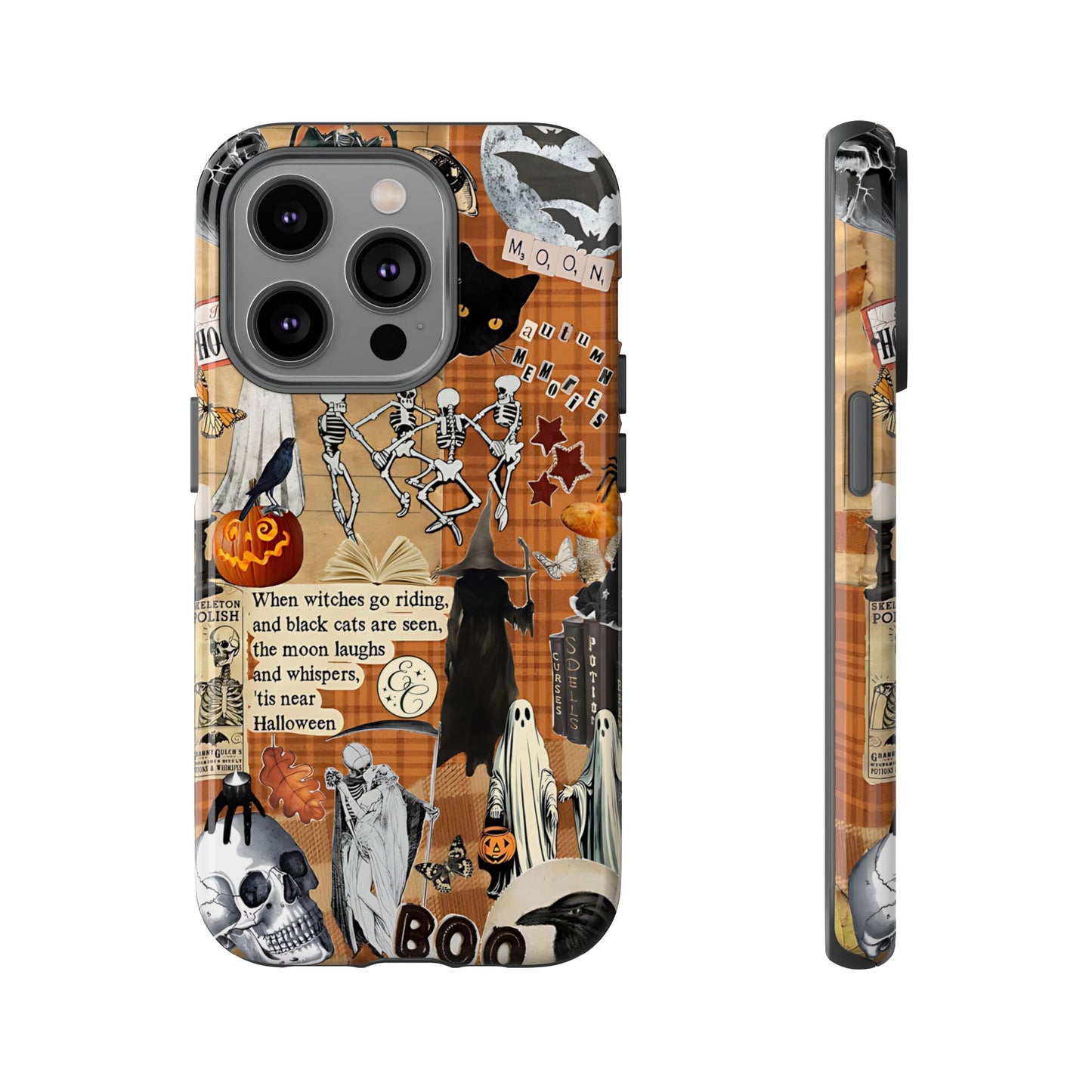 Halloween Spooky Collage Tough Phone Case