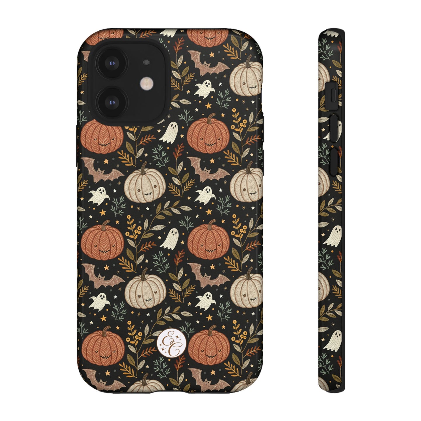 Spooky Halloween Boho Pattern Tough Phone Case