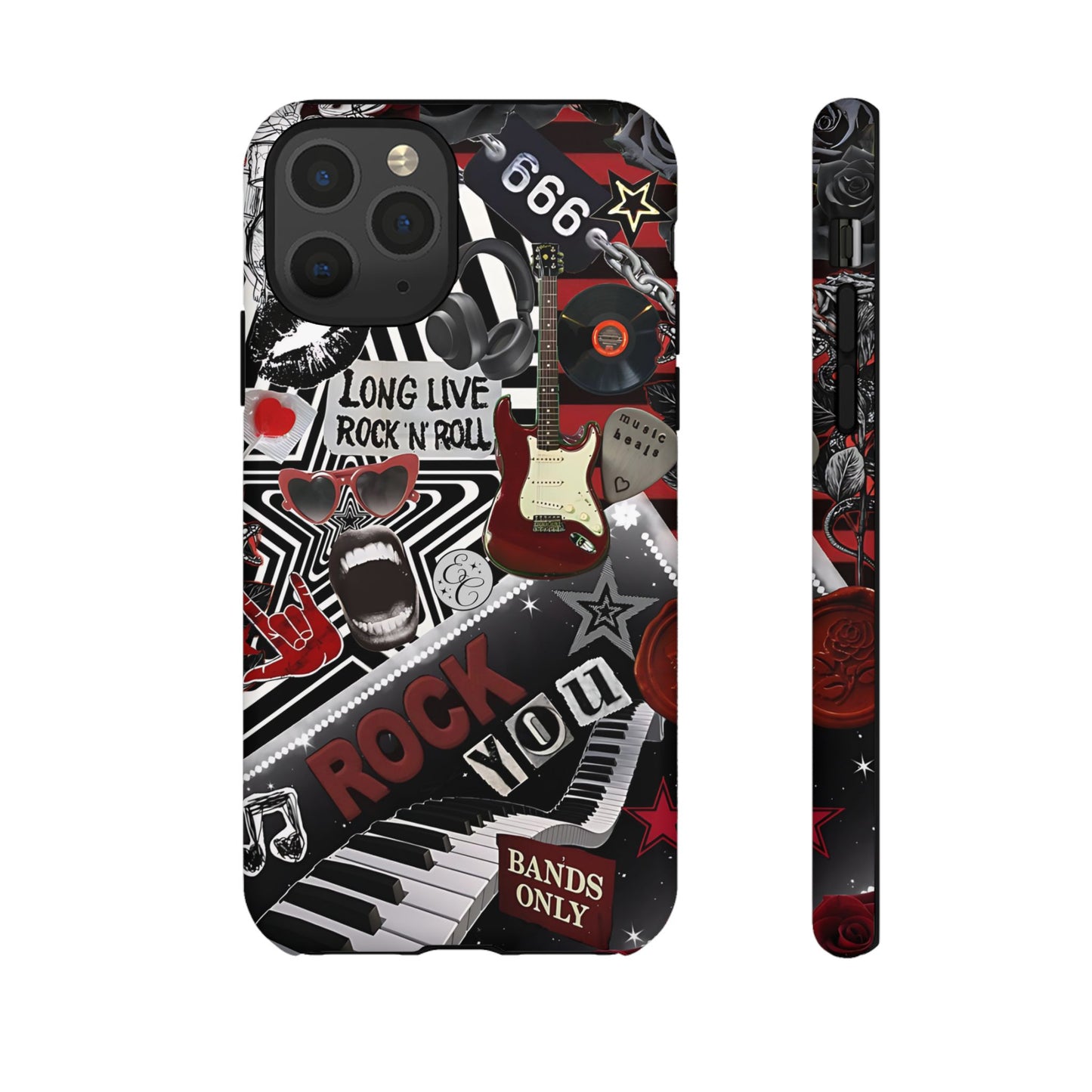 Rock and Roll Collage Tough Phone Case