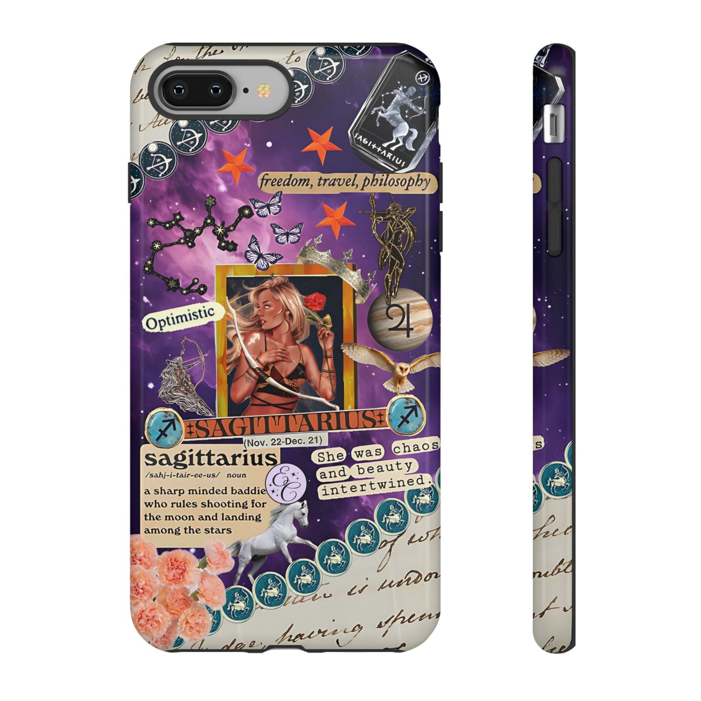 Sagittarius Zodiac Star Sign Tough Phone Case