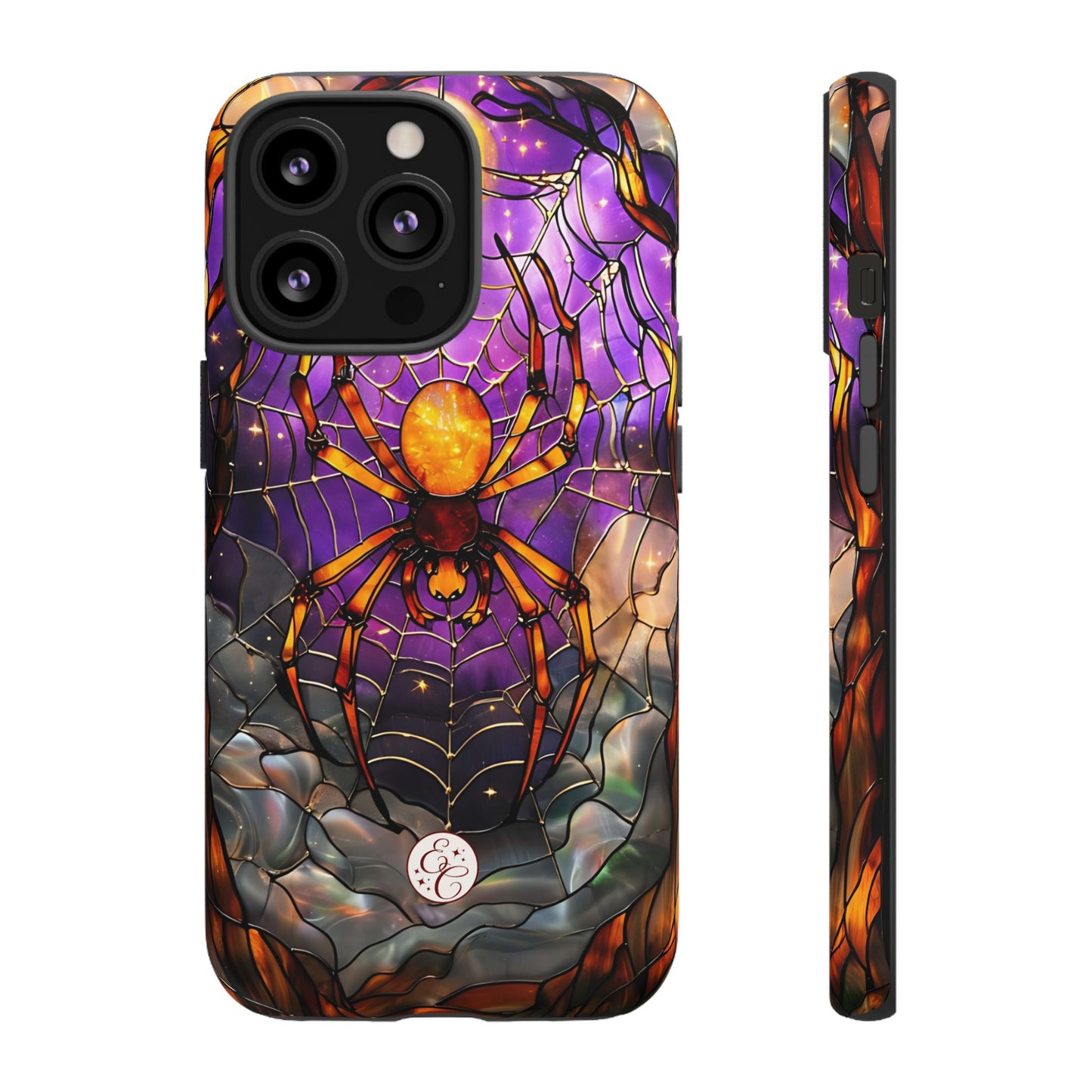 Stained Glass Spider Tough Phone Case